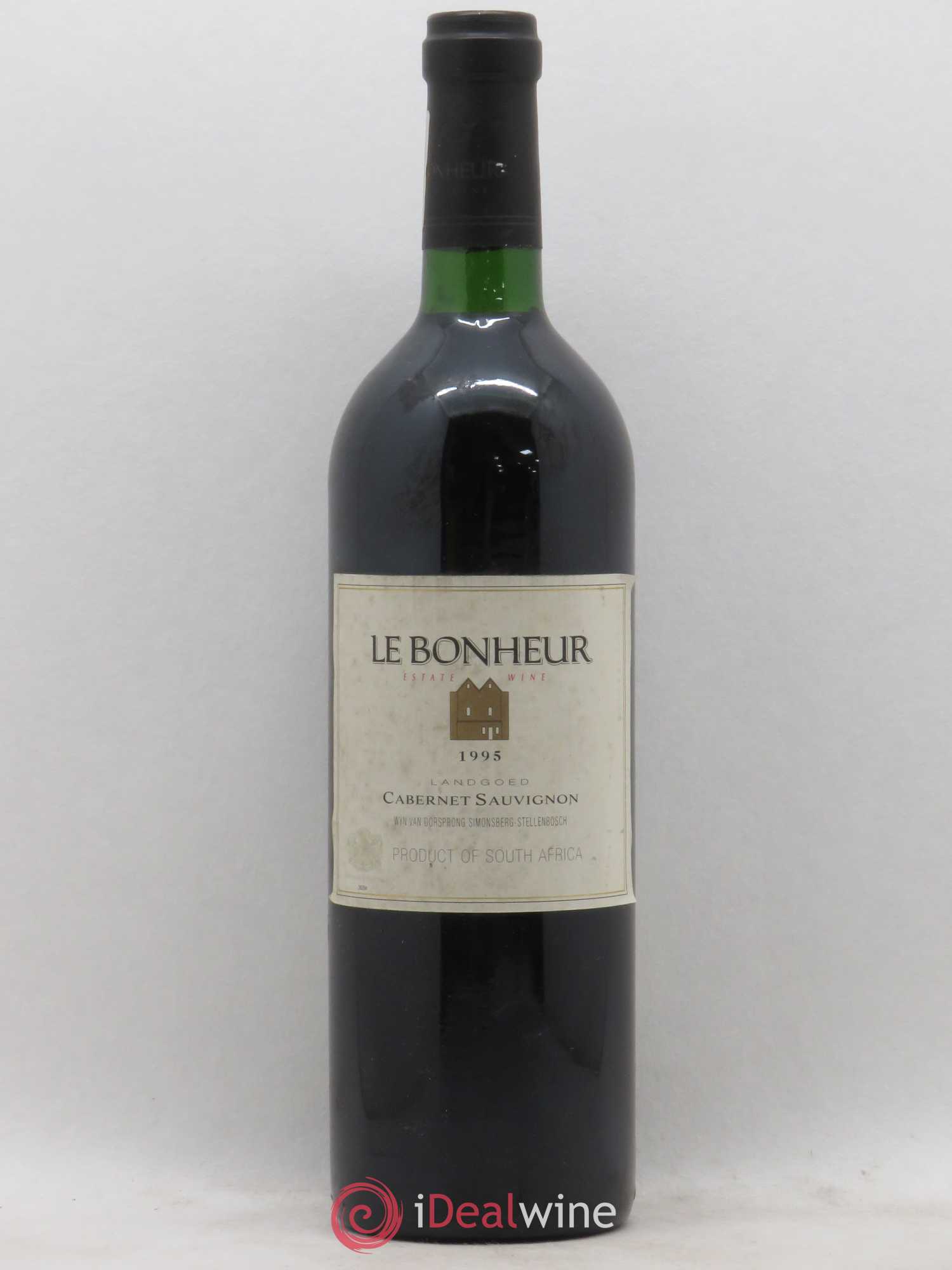 Afrique du Sud Le Bonheur, Landgoed Cabernet Sauvignon (sans prix de réserve) 1995 - Posten von 1 Flasche - 0