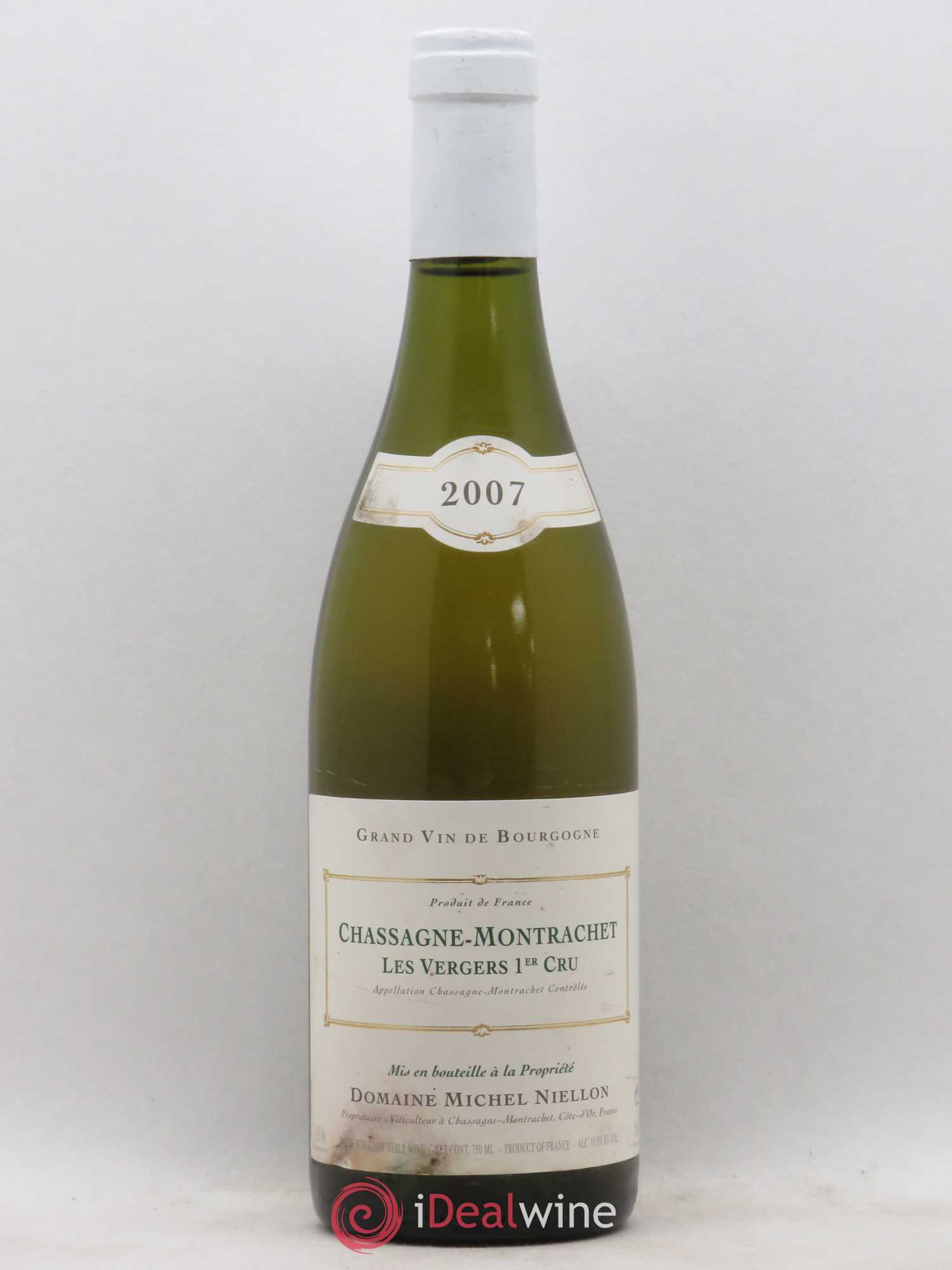 Chassagne-Montrachet 1er Cru Les Vergers Michel Niellon (Domaine) 2007 - Lot de 1 bouteille - 0