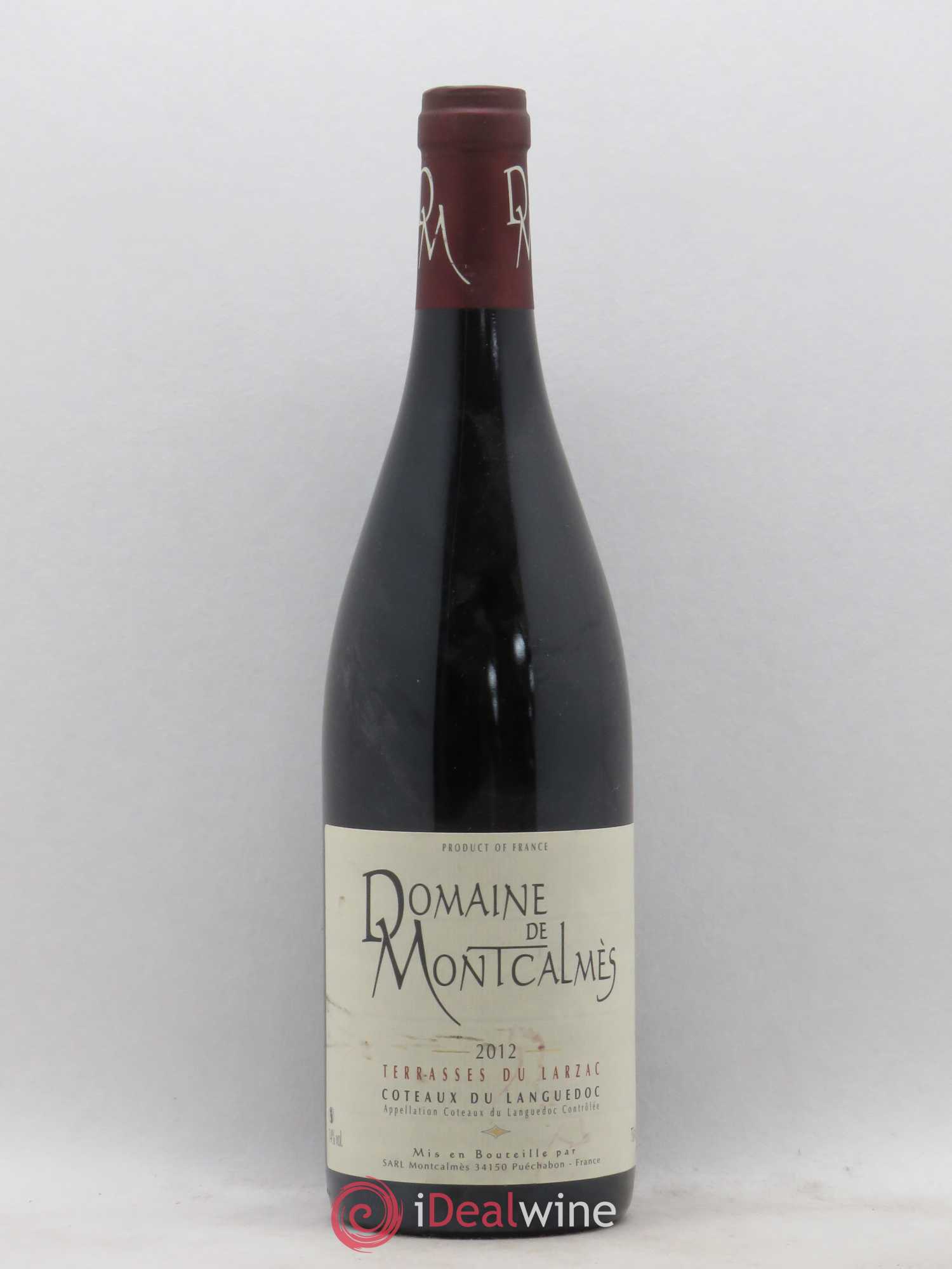 Terrasses du Larzac Domaine de Montcalmès Frédéric Pourtalié 2012 - Lot de 1 bouteille - 0