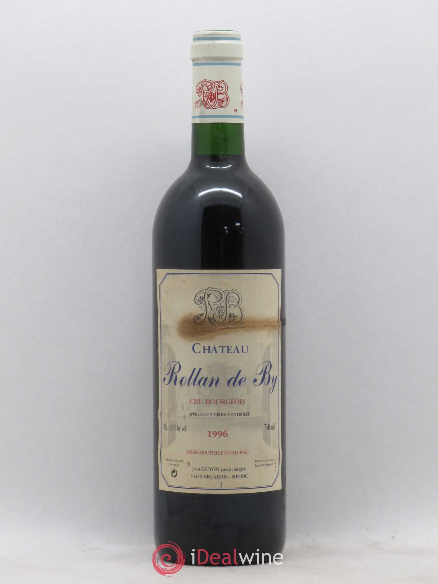 Château Rollan de By Cru Bourgeois (sans prix de réserve) 1996 - Lot de 1 bouteille - 0