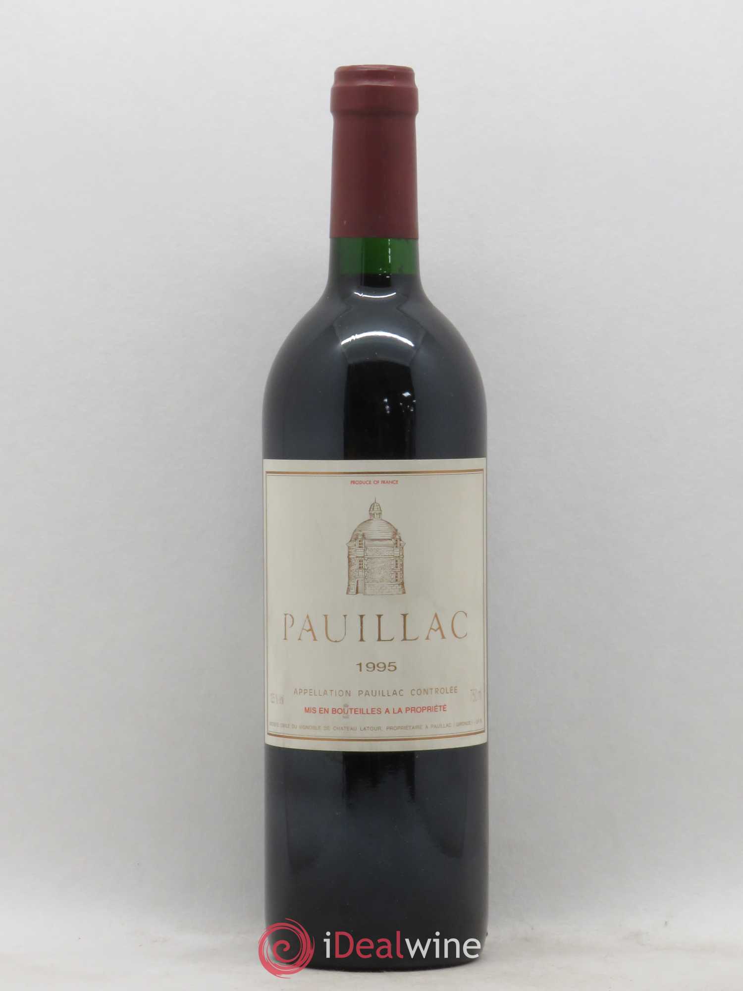 Pauillac de Château Latour 1995 - Lot de 1 bouteille - 0