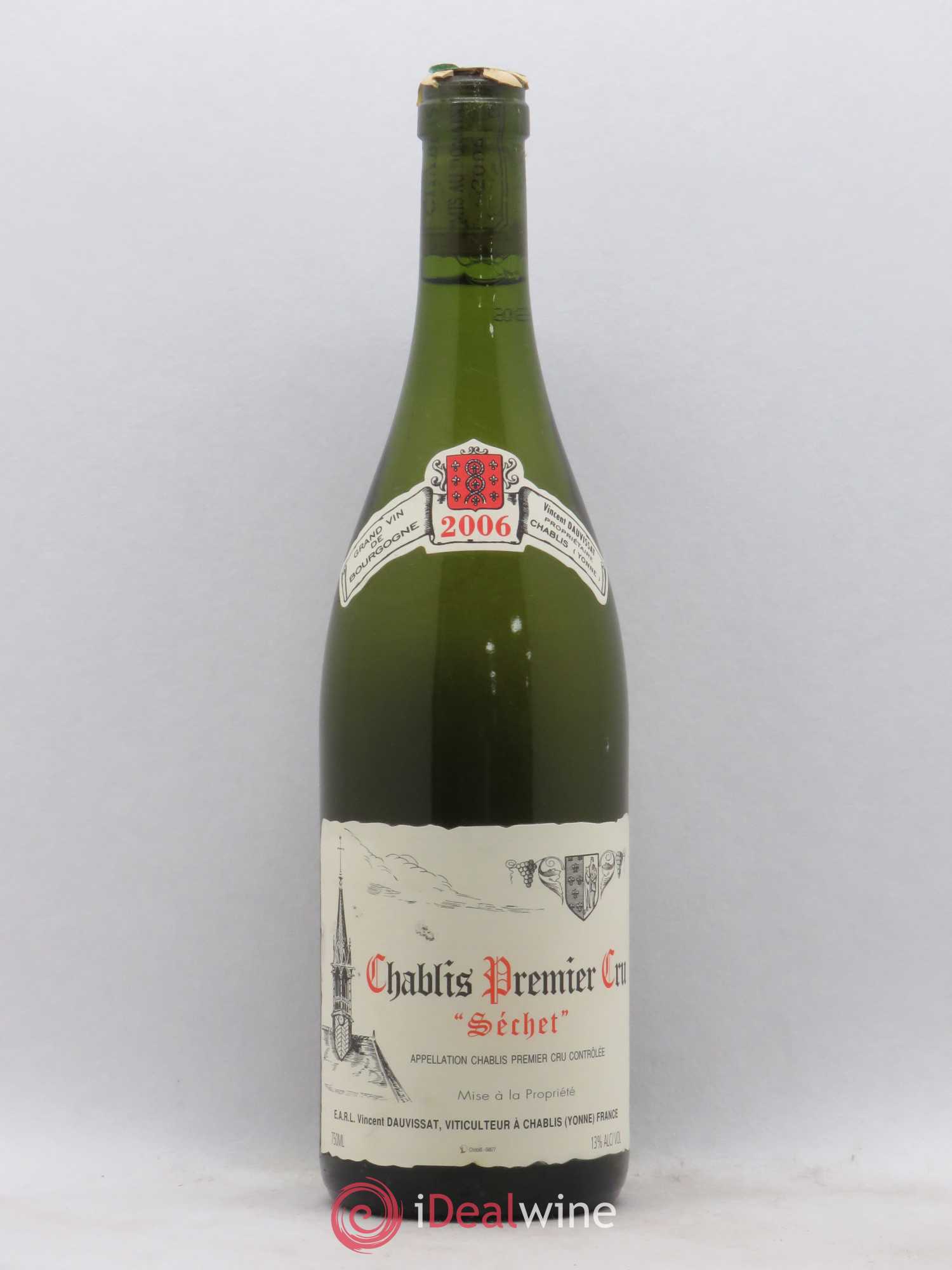 Chablis 1er Cru Séchet Vincent Dauvissat (Domaine) 2006 - Lot de 1 bouteille - 0