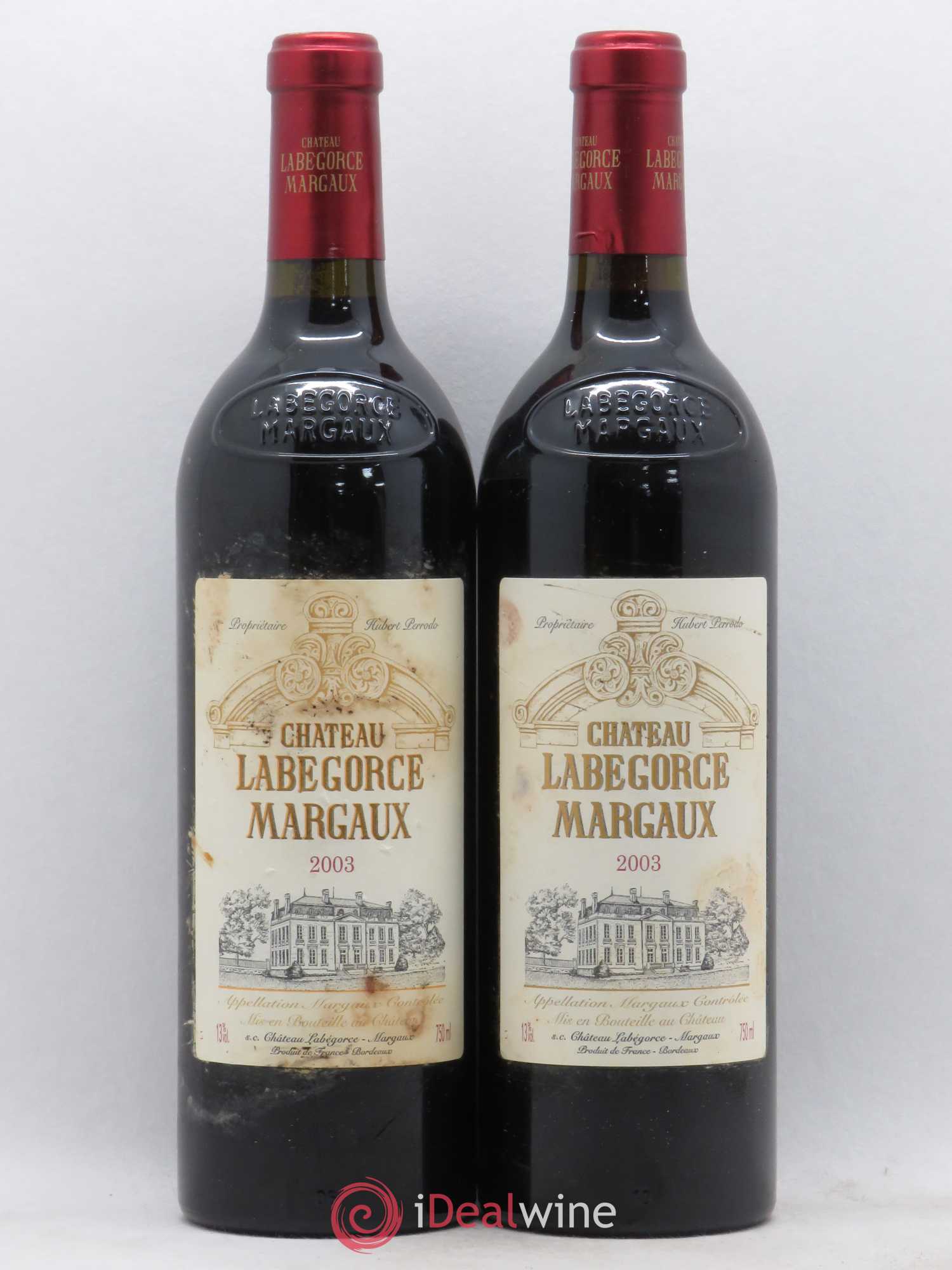 Château Labegorce Cru Bourgeois 2003 - Lot de 2 bouteilles - 0
