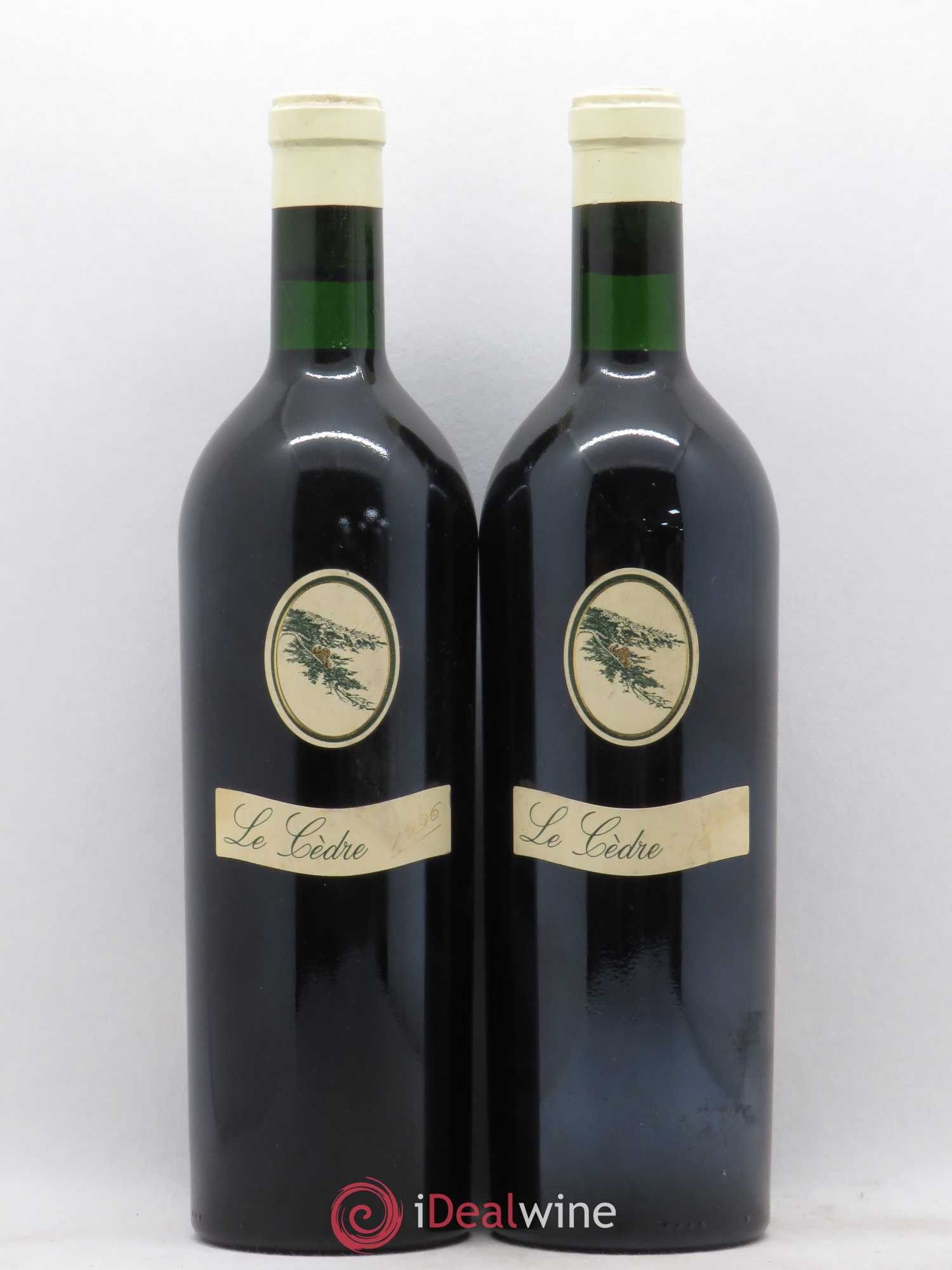 Cahors Château du Cèdre Cuvée Le Cèdre Pascal et Jean-Marc Verhaeghe 1996 - Lot de 2 bouteilles - 0