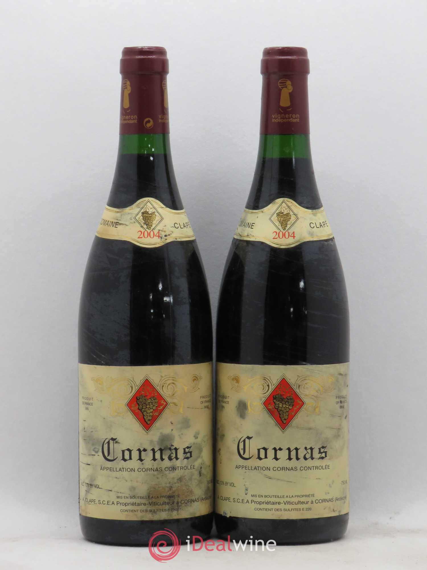 Cornas Auguste Clape 2004 - Lot de 2 bouteilles - 0