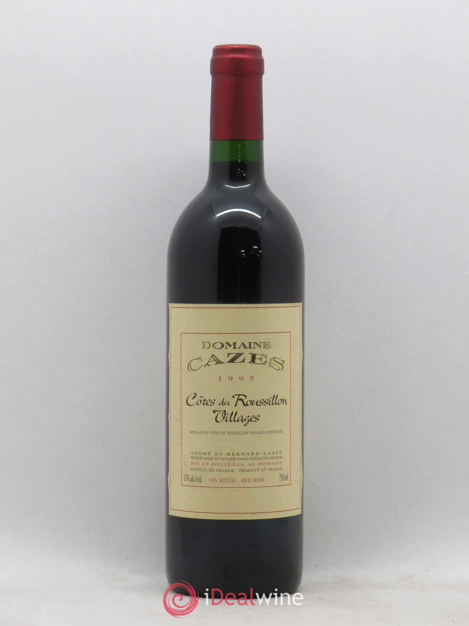 Côtes du Roussillon Domaine Cazes Villages (sans prix de réserve) 1995 - Posten von 1 Flasche - 0