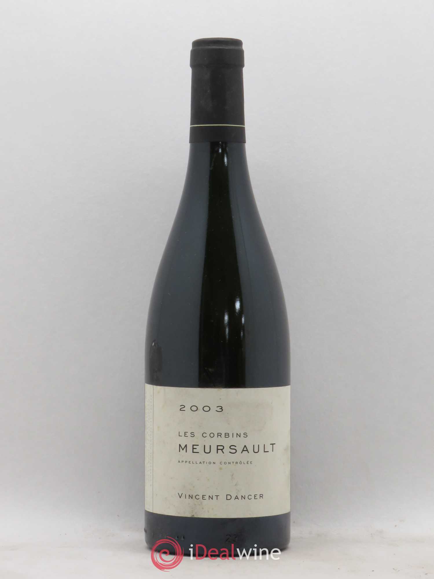 Meursault Les Corbins Vincent Dancer 2003 - Lot de 1 bouteille - 0
