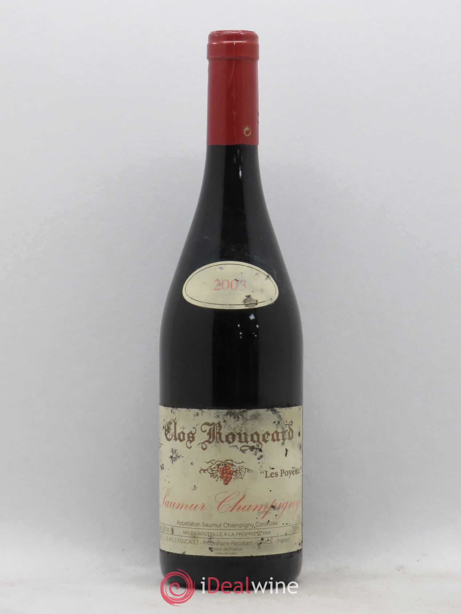 Saumur-Champigny Les Poyeux Clos Rougeard 2003 - Lot de 1 bouteille - 0