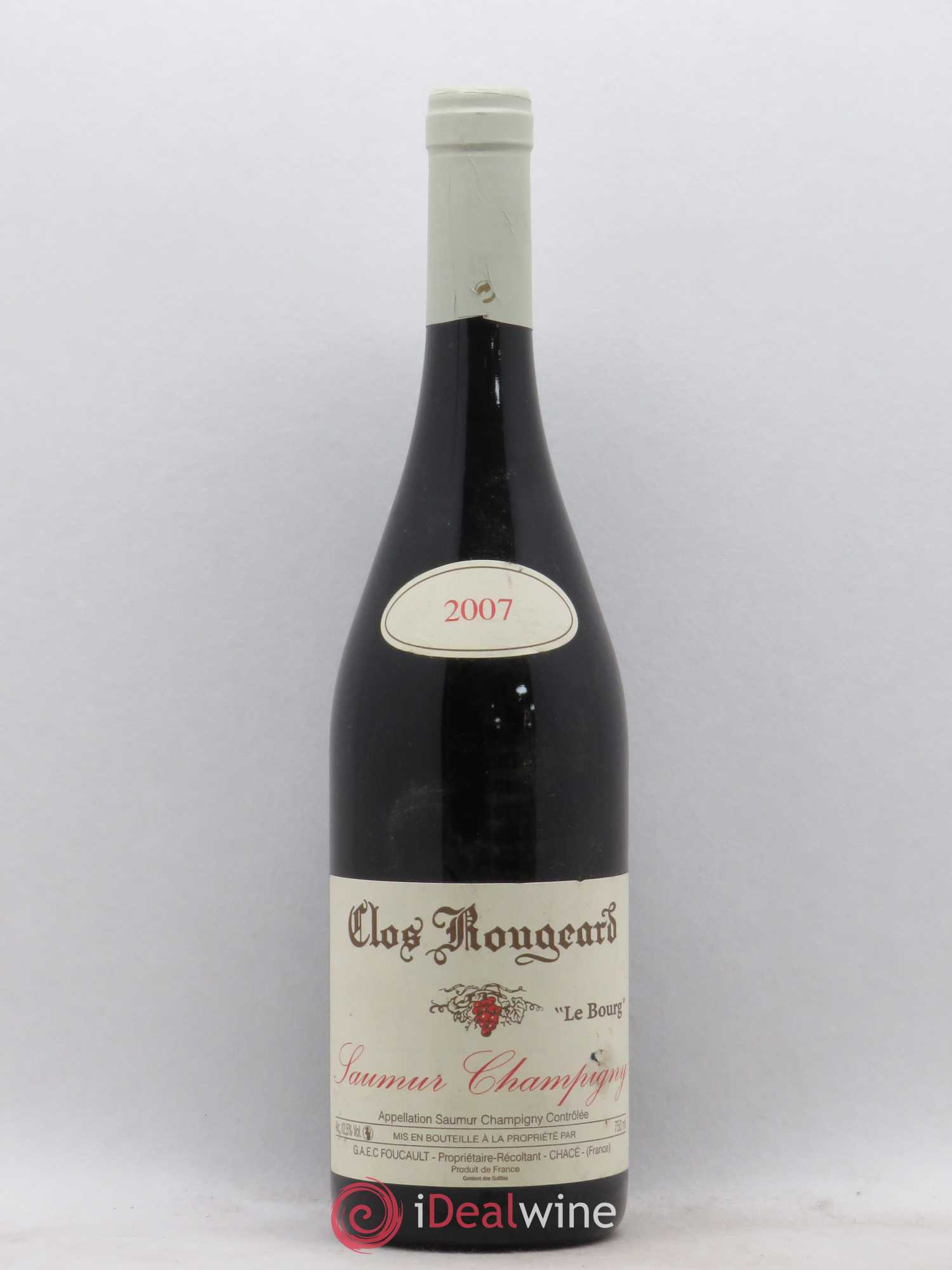 Saumur-Champigny Le Bourg Clos Rougeard 2007 - Lot de 1 bouteille - 0