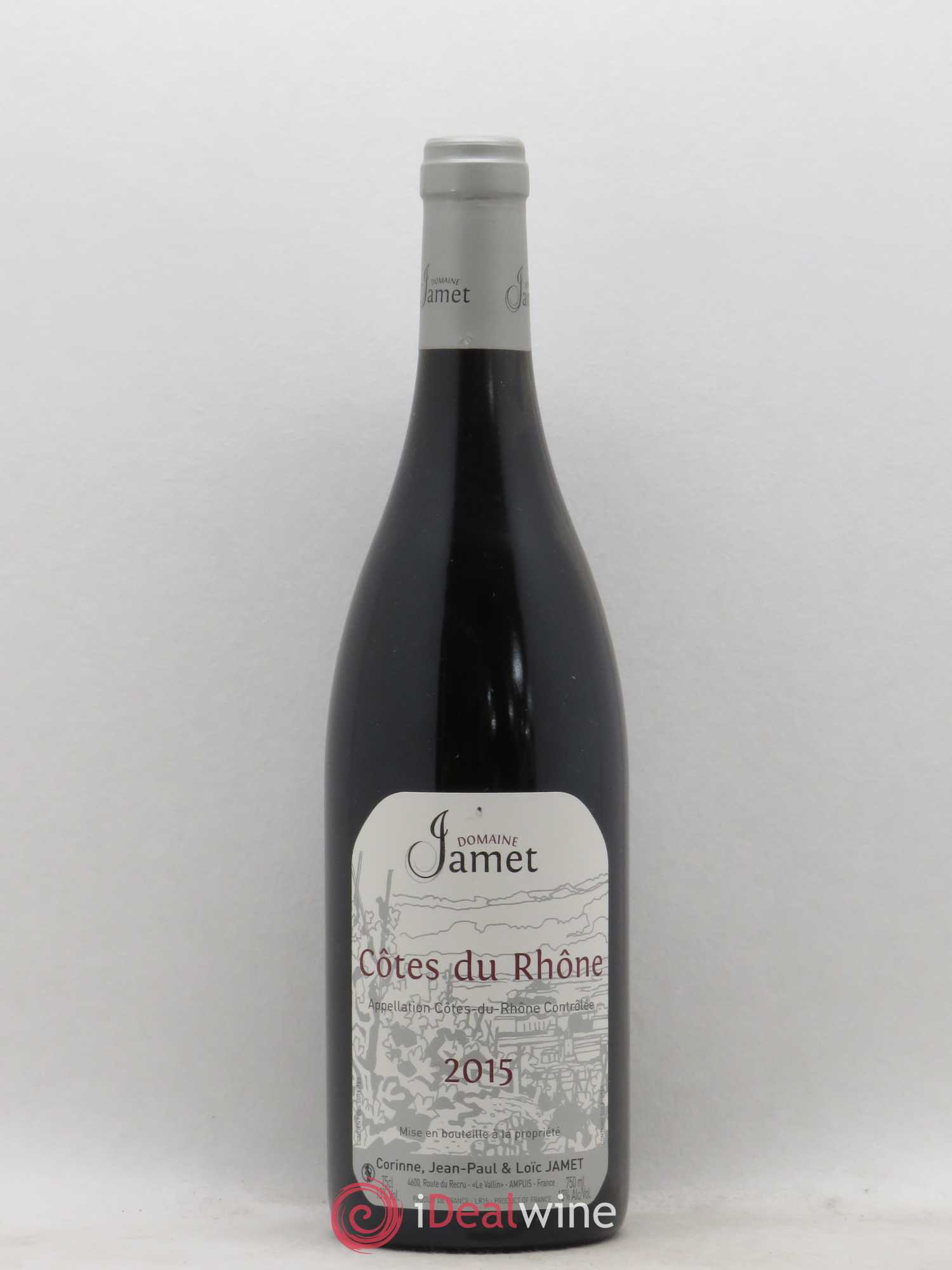 Côtes-du-Rhône Jamet (Domaine) 2015 - Lot de 1 bouteille - 0