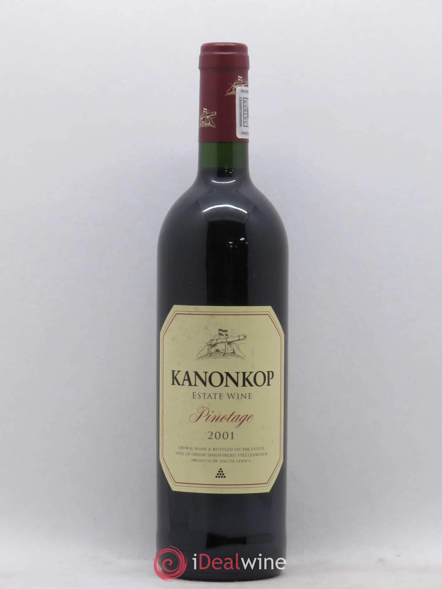 Afrique du Sud Kanonkop Estate Wine Pinotage 2001 - Posten von 1 Flasche - 0