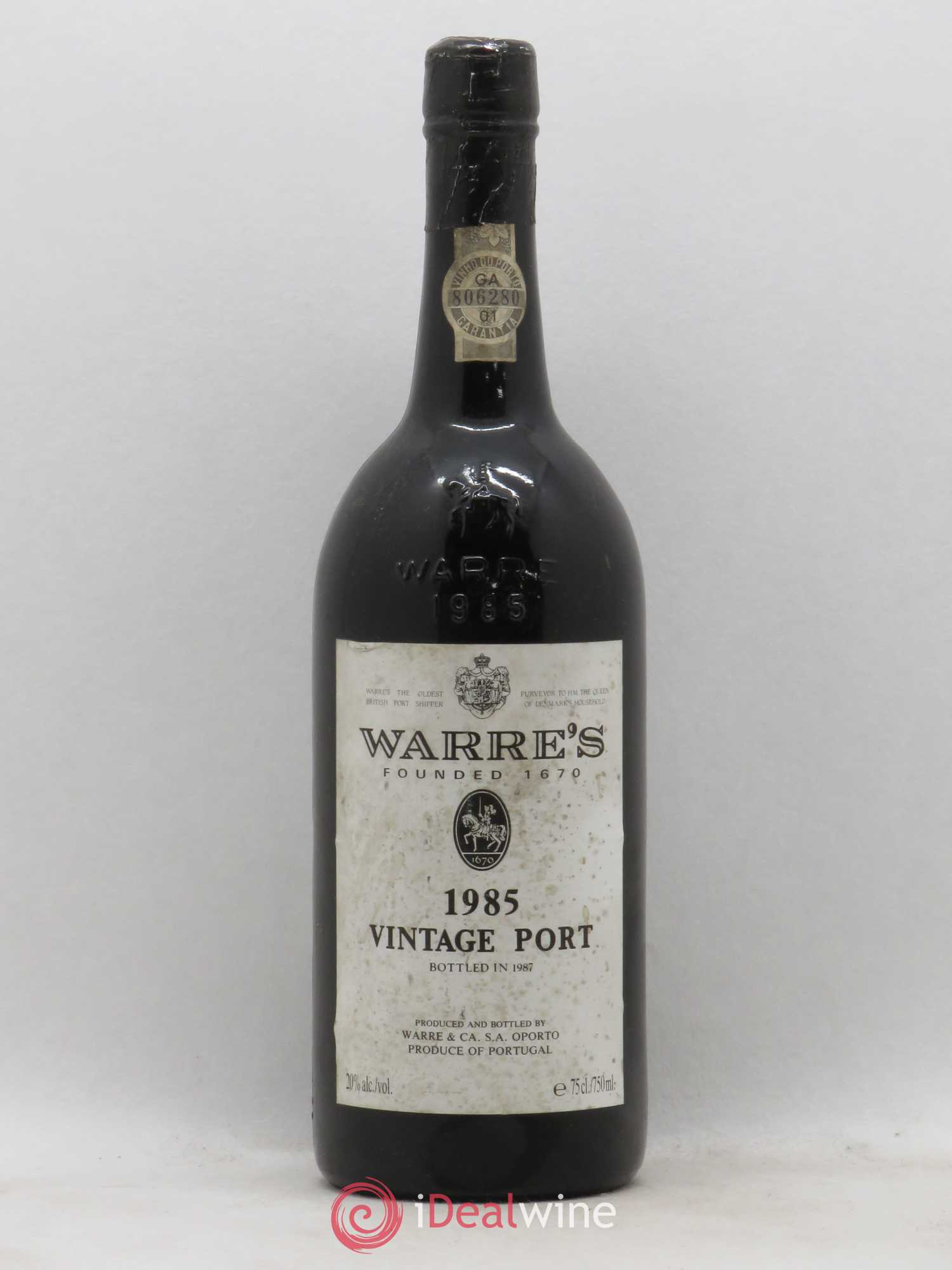 Porto Warre's Vintage Warre & ÇA.S.A Oporto 1985 - Posten von 1 Flasche - 0