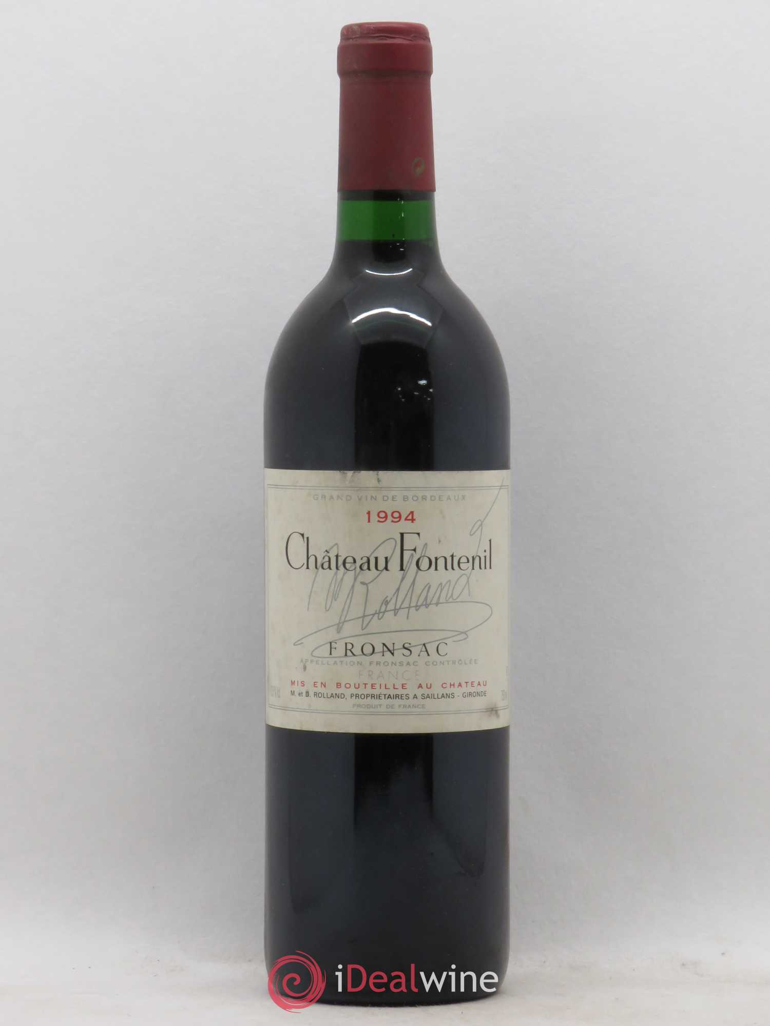 Château Fontenil (sans prix de réserve) 1994 - Lot de 1 bouteille - 0