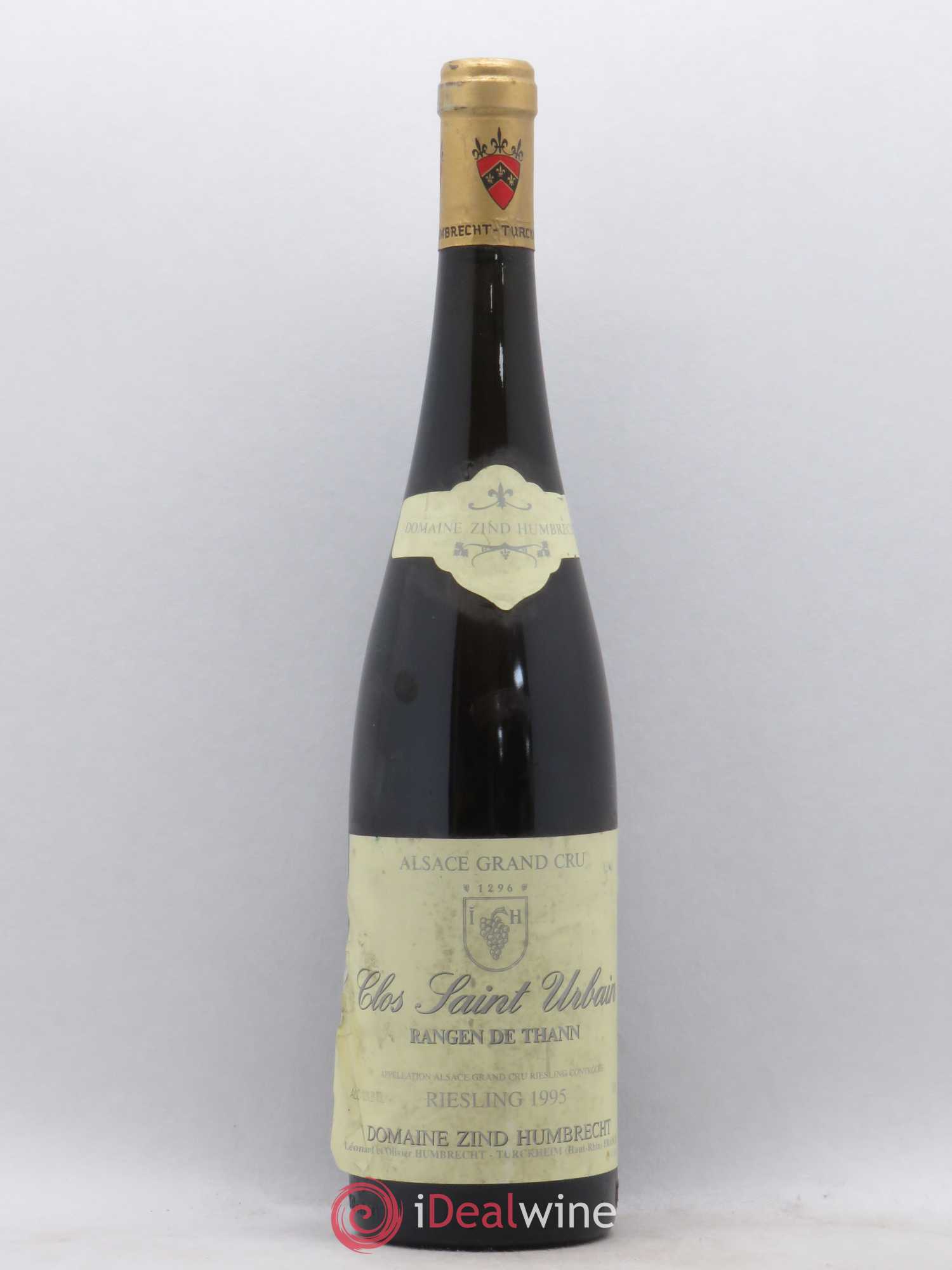 Alsace Riesling Grand Cru Rangen de Thann Clos Saint Urbain Zind-Humbrecht (Domaine) 1995 - Posten von 1 Flasche - 0