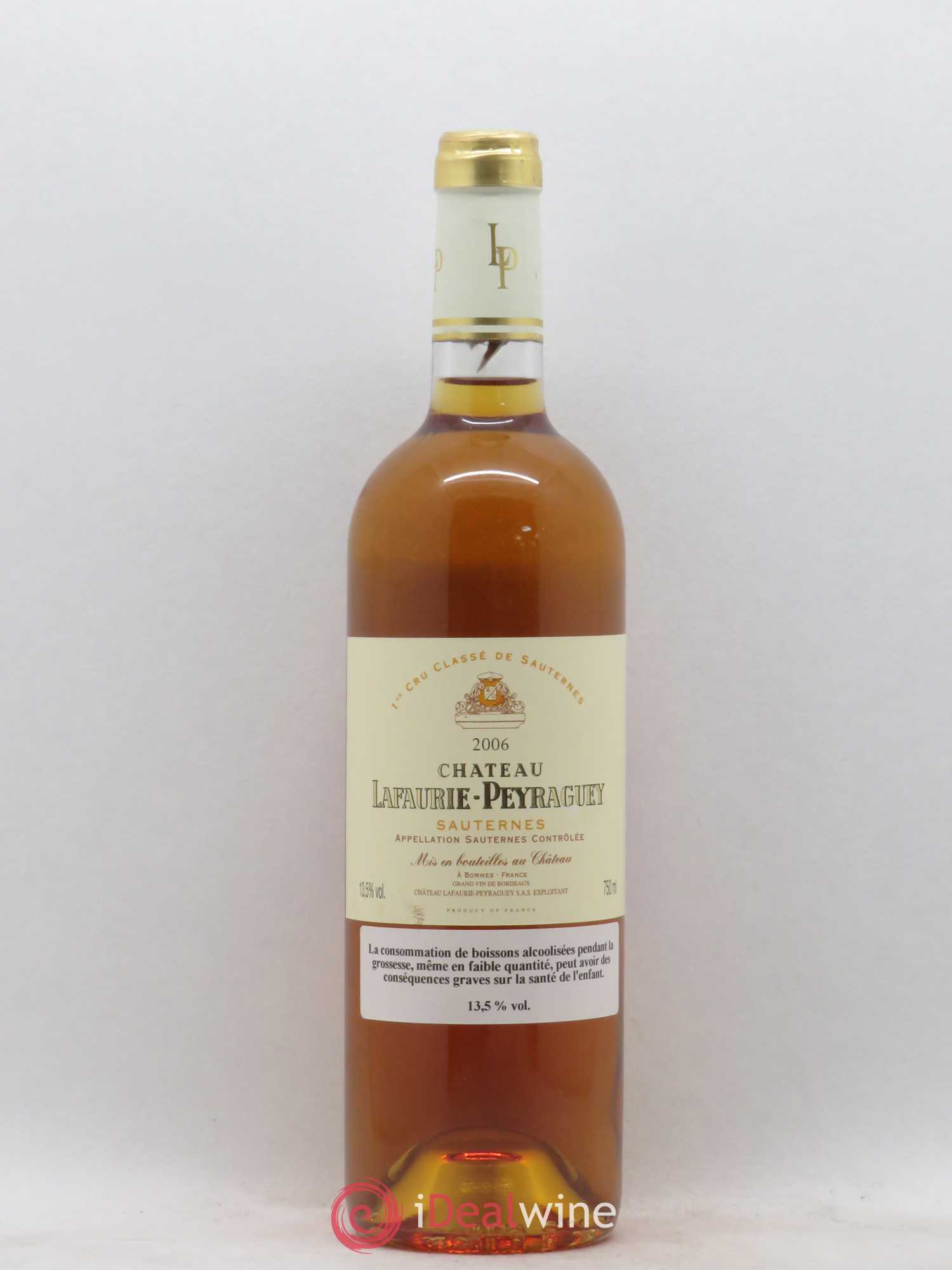 Château Lafaurie-Peyraguey 1er Grand Cru Classé 2006 - Lotto di 1 bottiglia - 0