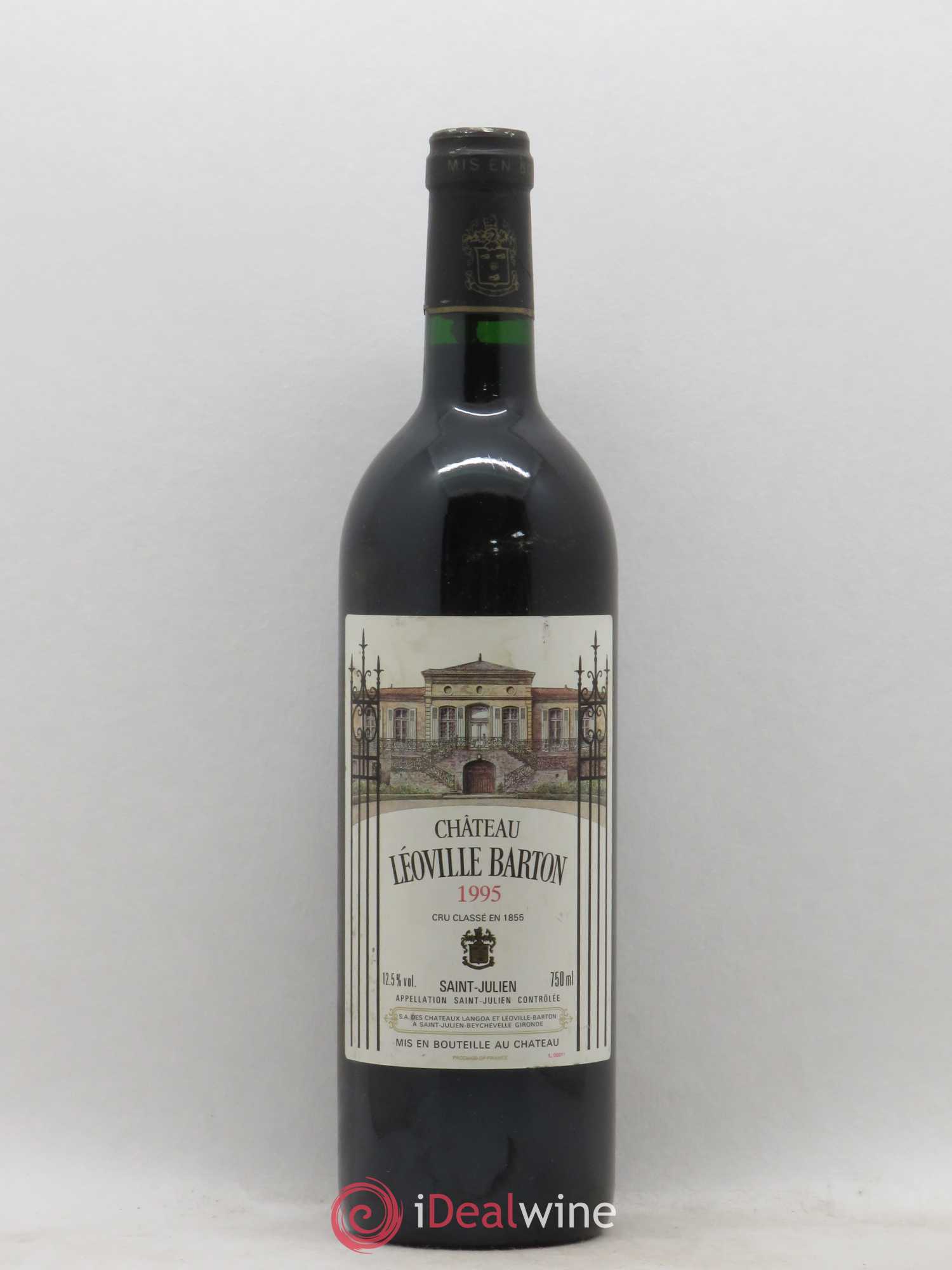 Château Léoville Barton 2ème Grand Cru Classé 1995 - Lot de 1 bouteille - 0