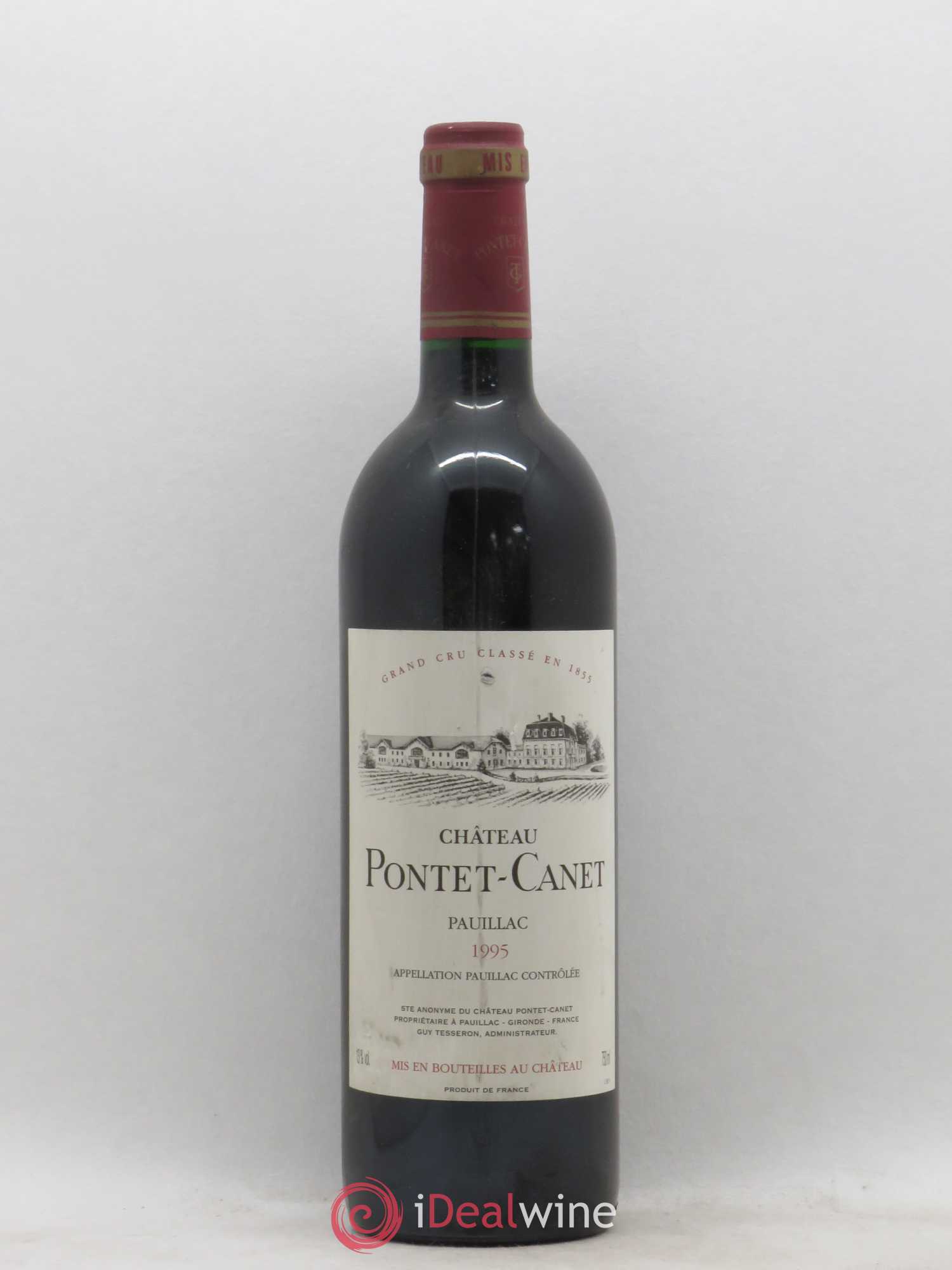 Château Pontet Canet 5ème Grand Cru Classé 1995 - Lot de 1 bouteille - 0