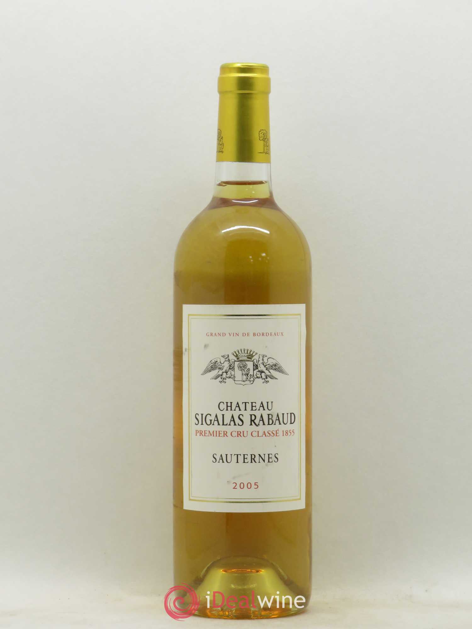 Château Sigalas Rabaud 1er Grand Cru Classé 2005 - Lotto di 1 bottiglia - 0
