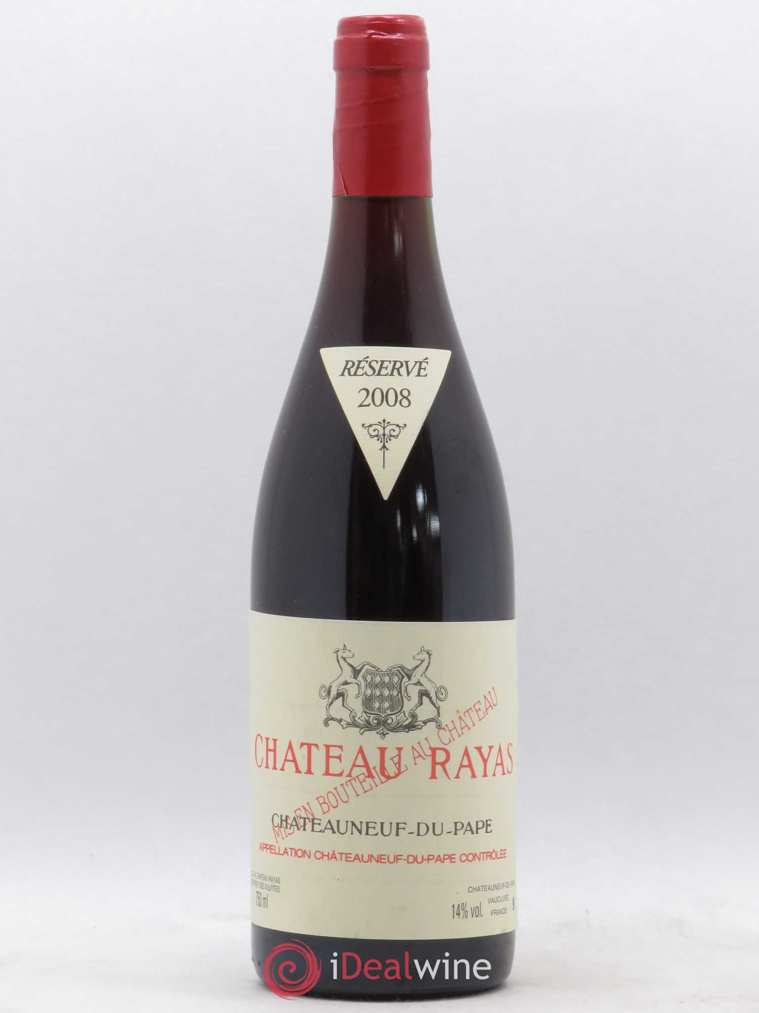 Châteauneuf-du-Pape Château Rayas Emmanuel Reynaud 2008 - Lot de 1 bouteille - 0