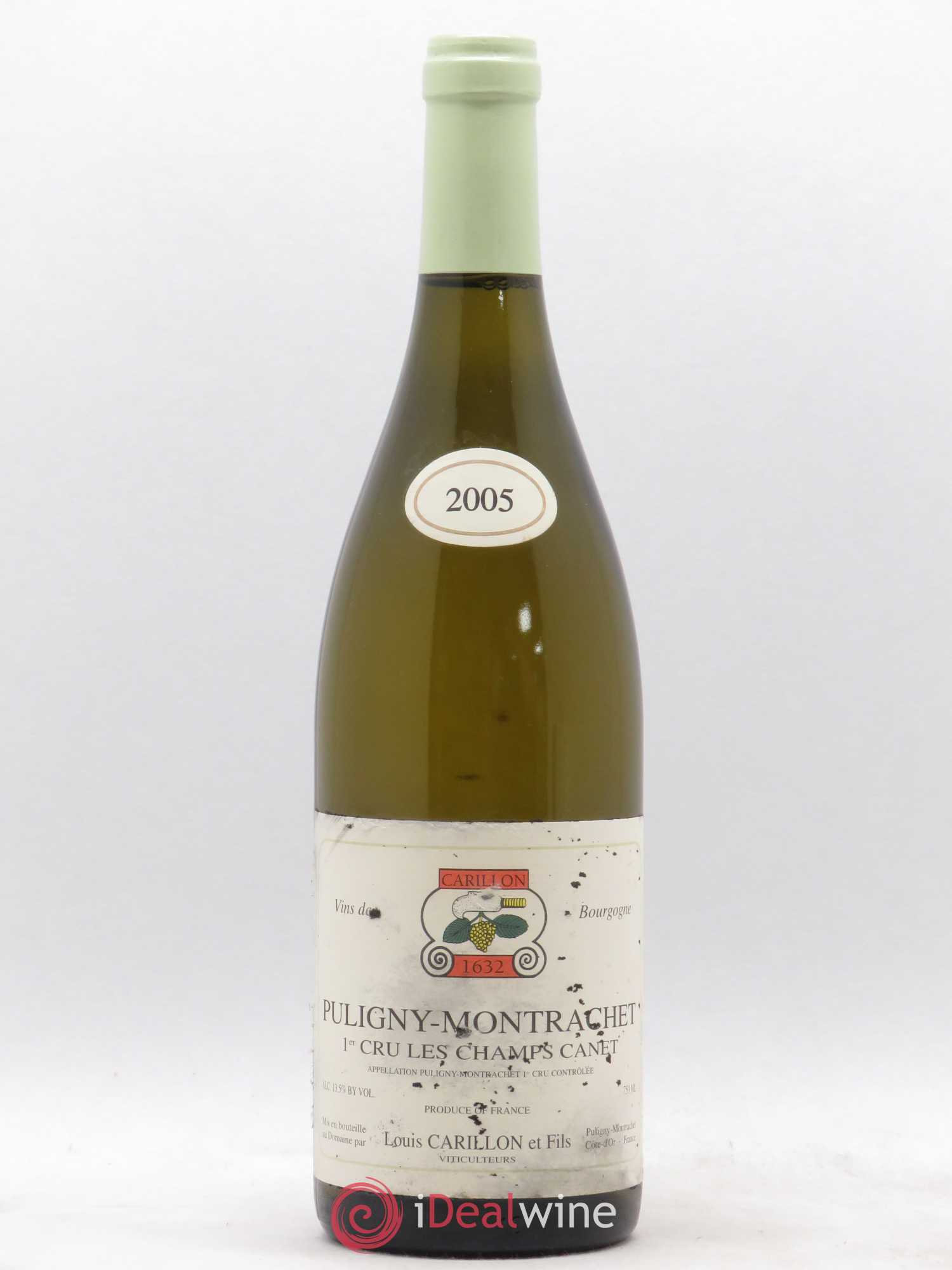 Puligny-Montrachet 1er Cru Les Champs Canet Domaine Louis Carillon 2005 - Lotto di 1 bottiglia - 0
