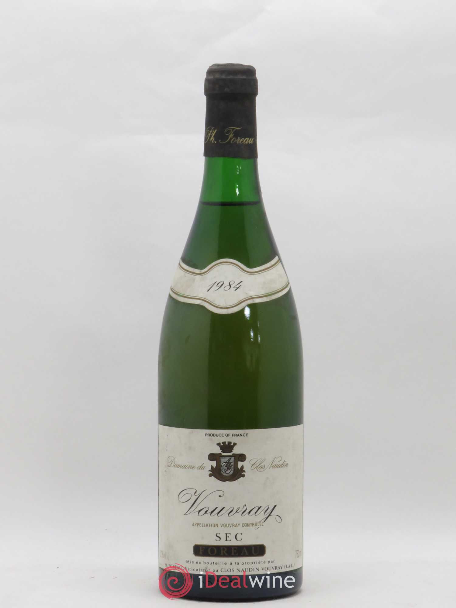 Vouvray Sec Clos Naudin - Philippe Foreau 1984 - Lot de 1 bouteille - 0