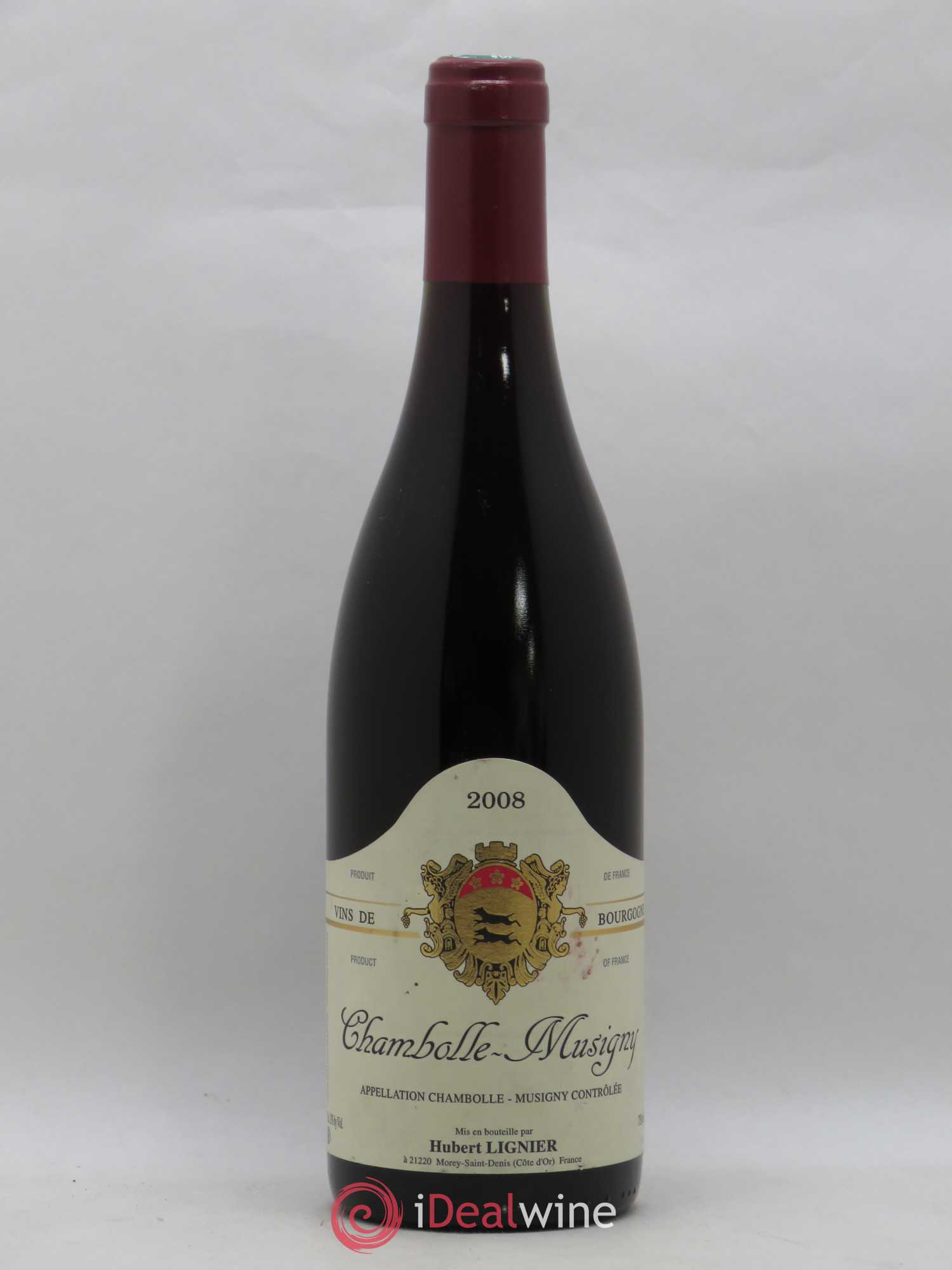 Chambolle-Musigny Domaine Hubert Lignier 2008 - Lot de 1 bouteille - 0