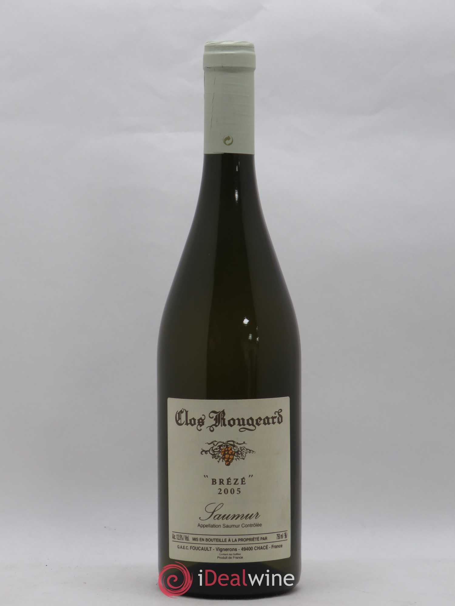 Saumur Brézé Clos Rougeard 2005 - Lot de 1 bouteille - 0