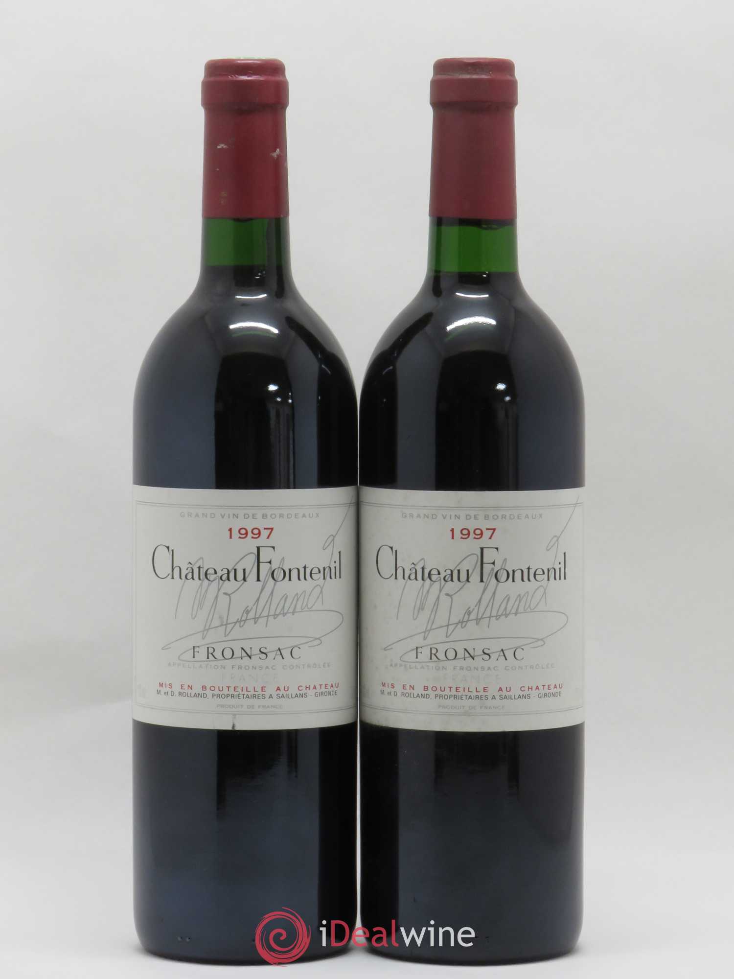 Château Fontenil 1997 - Lot de 2 bouteilles - 0