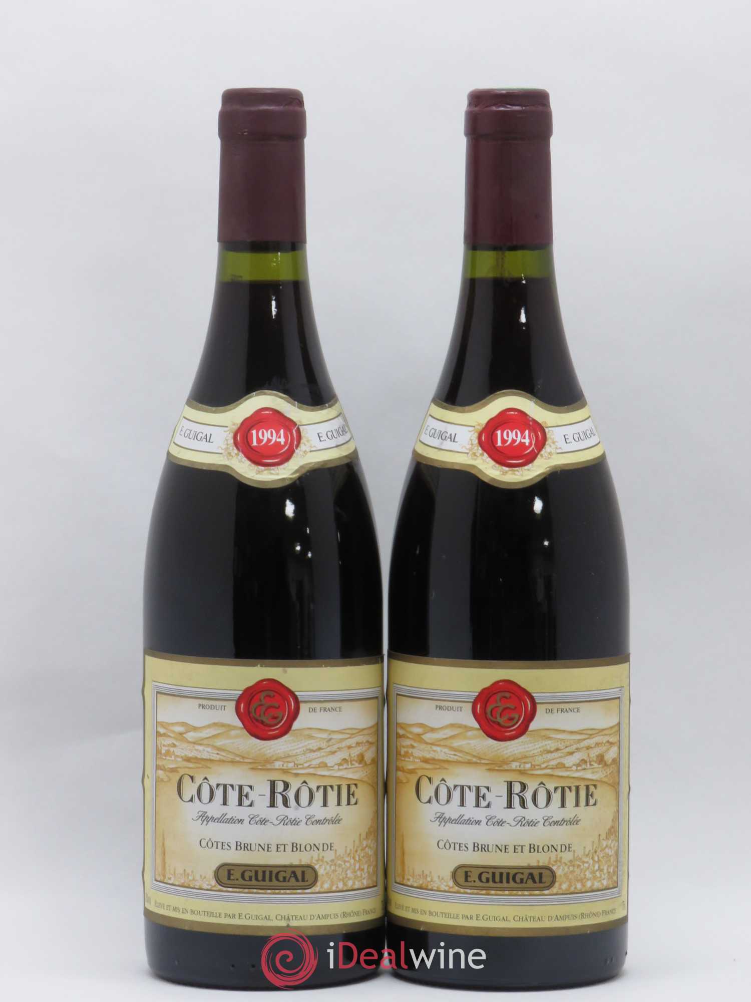 Côte-Rôtie Côtes Brune et Blonde Guigal 1994 - Lot de 2 bouteilles - 0