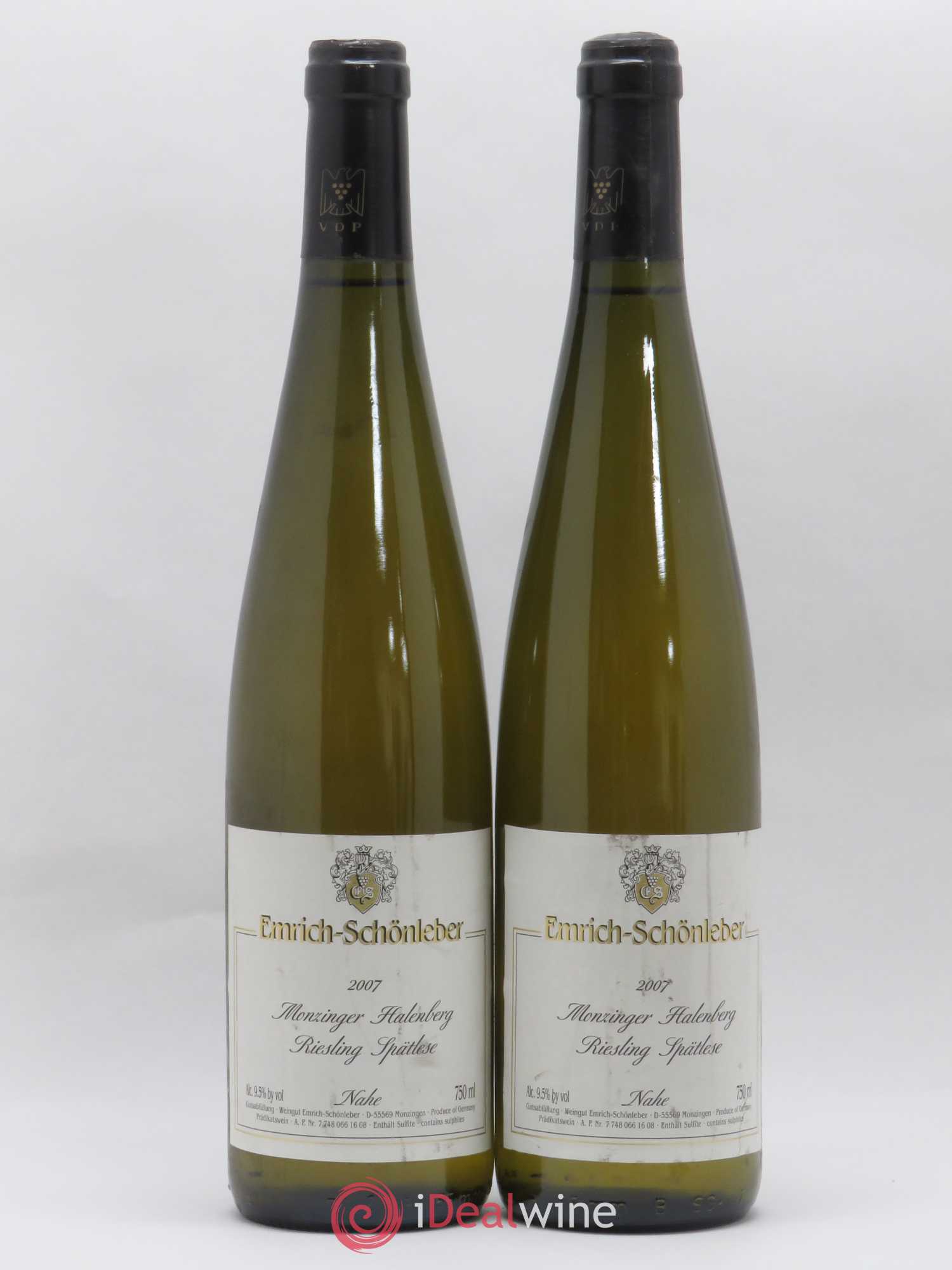 Riesling Spätlese Monzinger Halenberg Emrich Schlönleber 2007 - Lotto di 2 bottiglie - 0