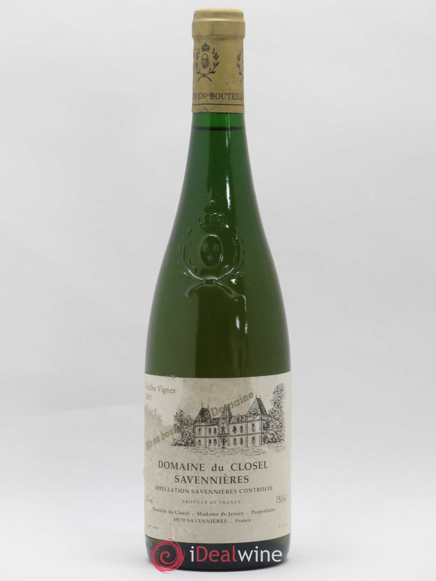 Savennières Vieilles Vignes Domaine du Closel 1992 - Lot de 1 bouteille - 0