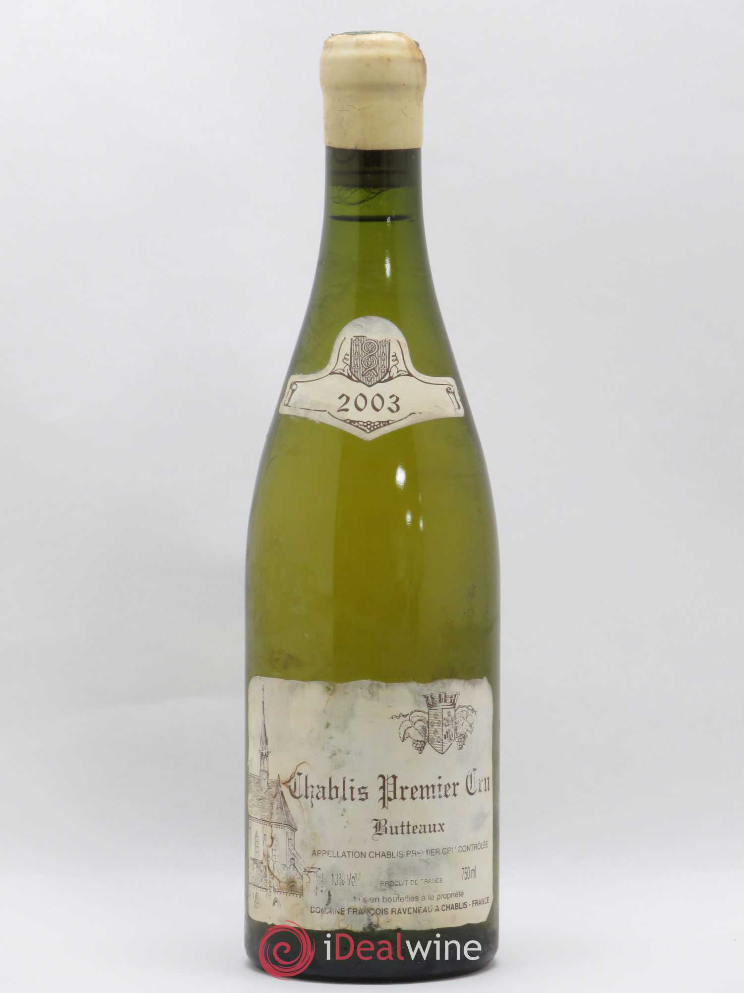 Chablis 1er Cru Butteaux Raveneau (Domaine) 2003 - Lot de 1 bouteille - 0