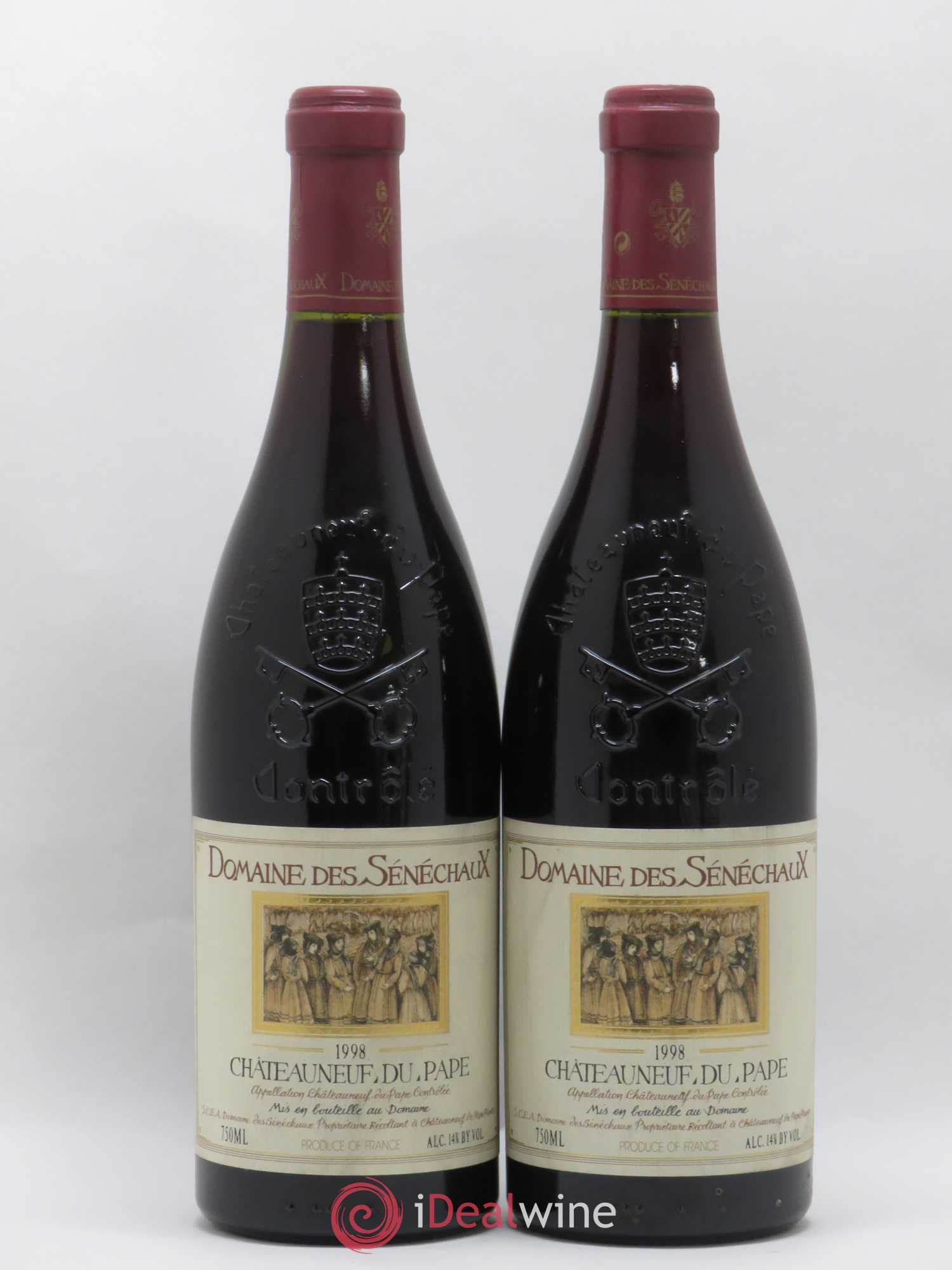 Châteauneuf-du-Pape 1998 - Posten von 2 Flaschen - 0
