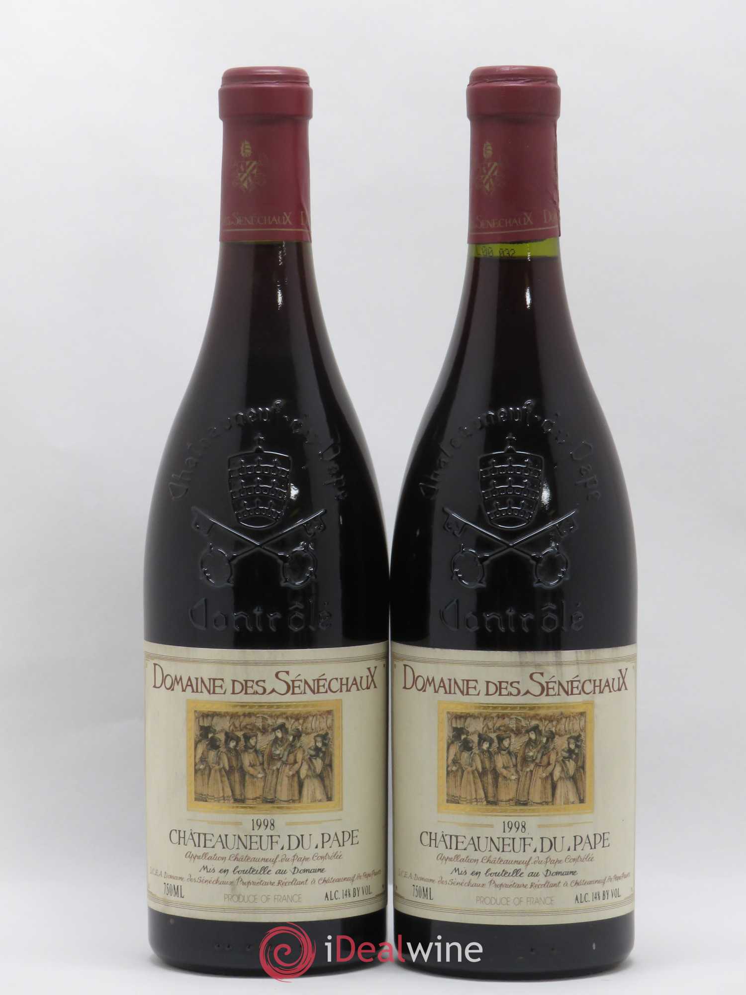 Châteauneuf-du-Pape 1998 - Posten von 2 Flaschen - 0