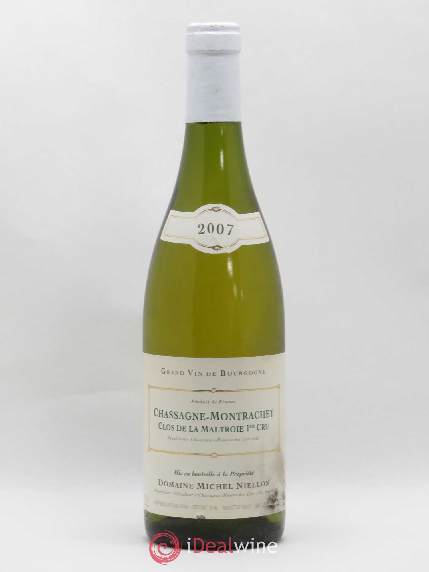 Chassagne-Montrachet 1er Cru Clos de la Maltroie Michel Niellon (Domaine) 2007 - Lot de 1 bouteille - 0