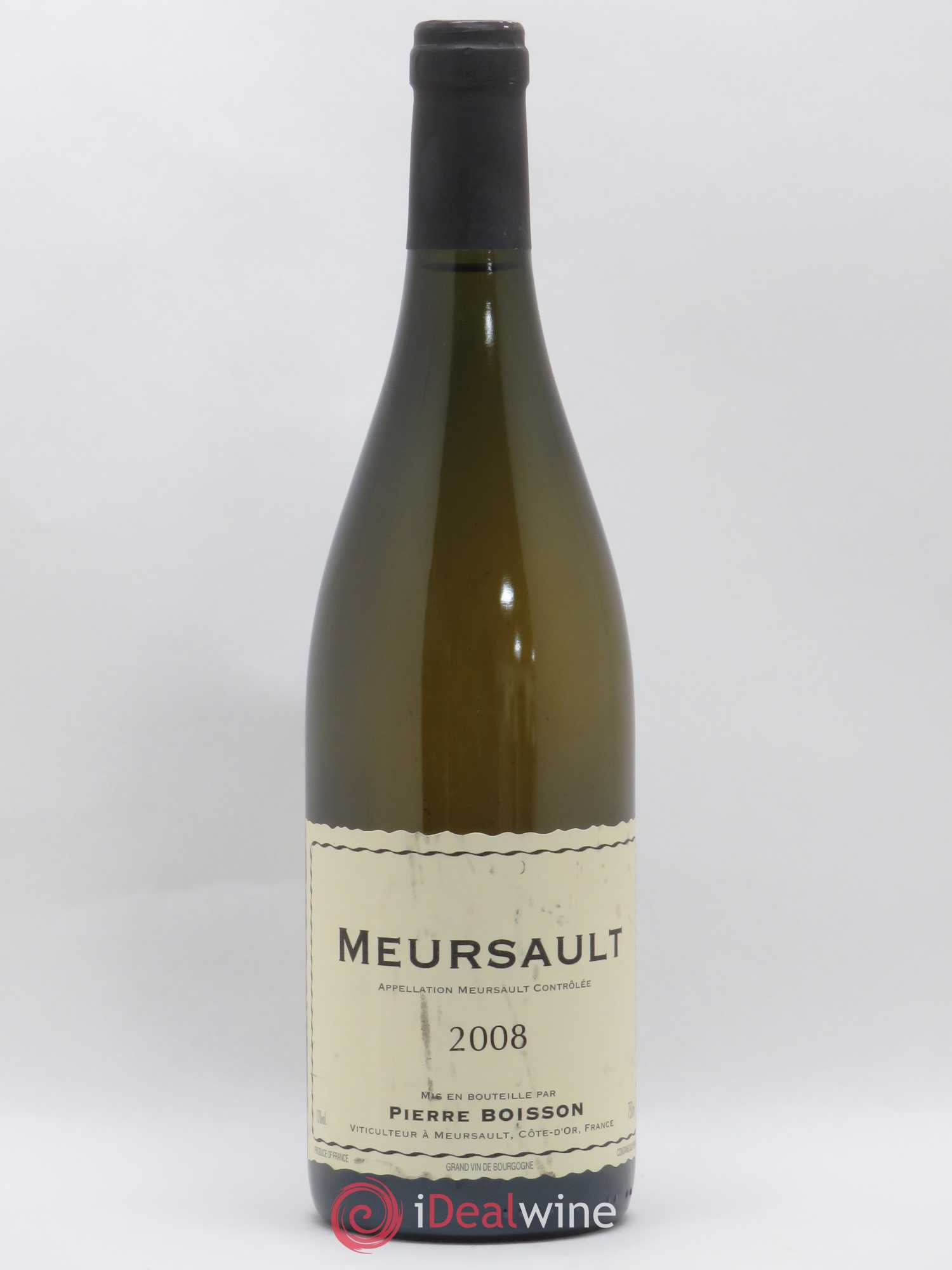 Meursault Pierre Boisson (Domaine) 2008 - Lot de 1 bouteille - 0