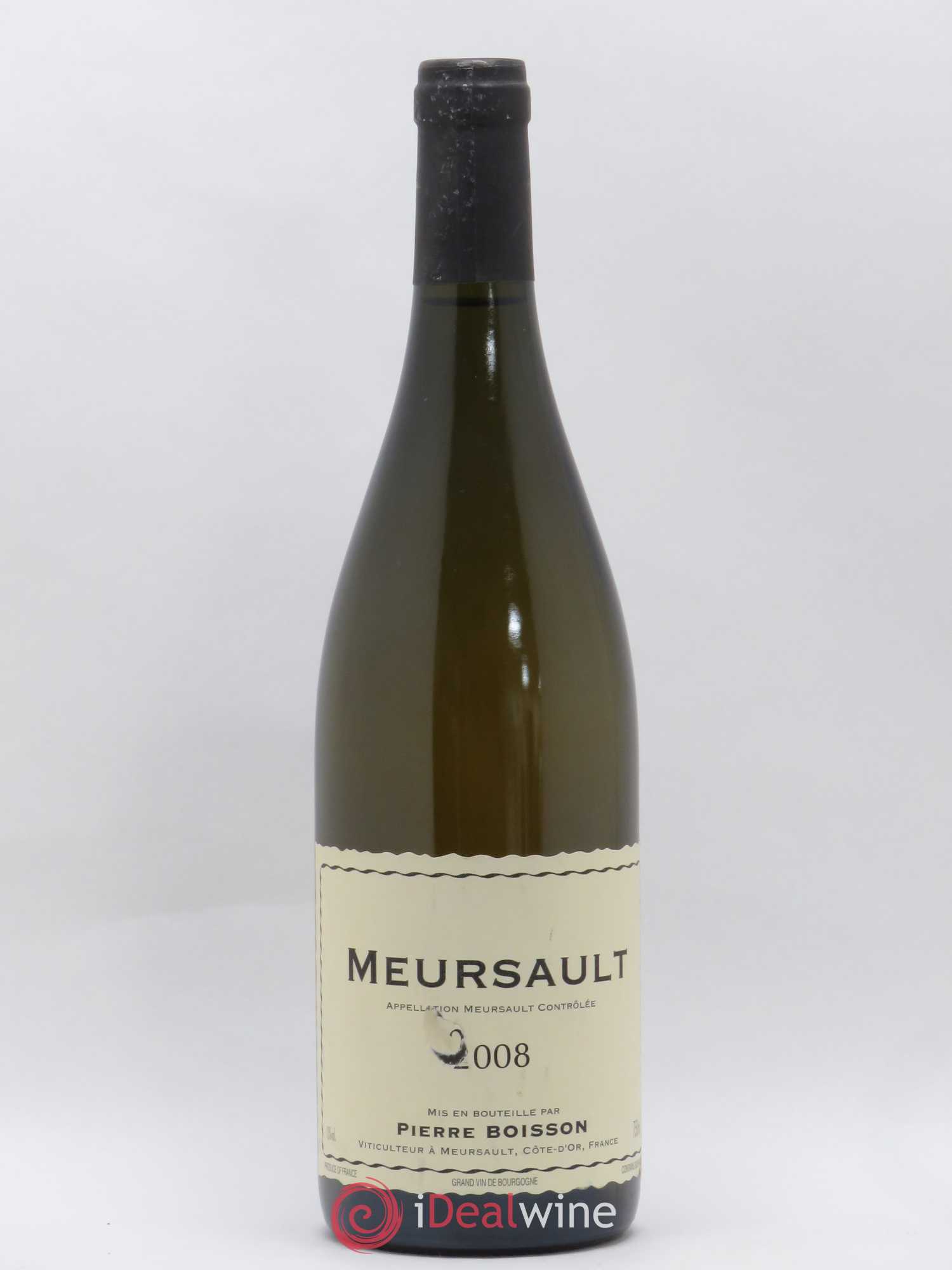 Meursault Pierre Boisson (Domaine) 2008 - Lot de 1 bouteille - 0