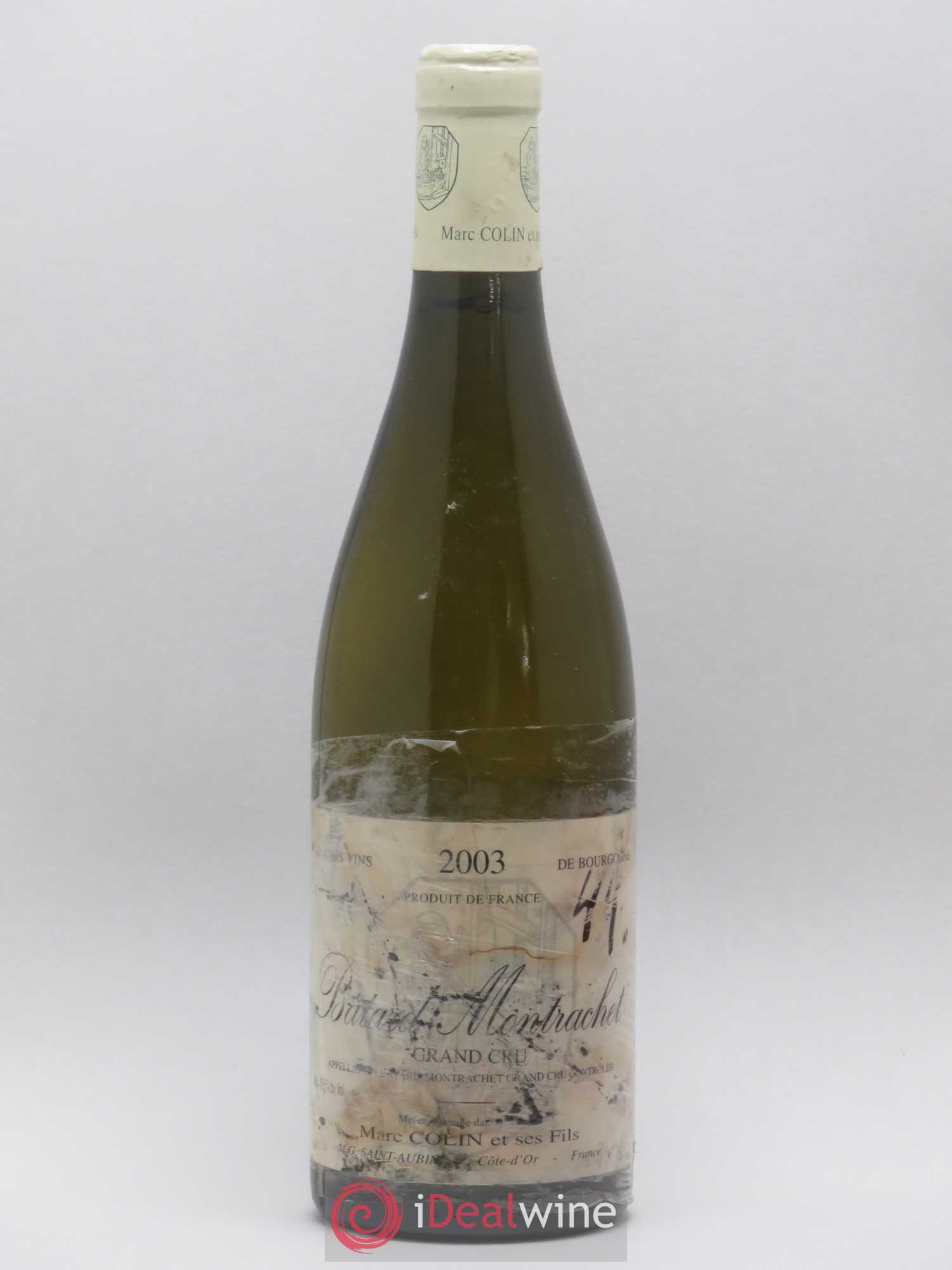 Bâtard-Montrachet Grand Cru Marc Colin 2003 - Lot de 1 bouteille - 0