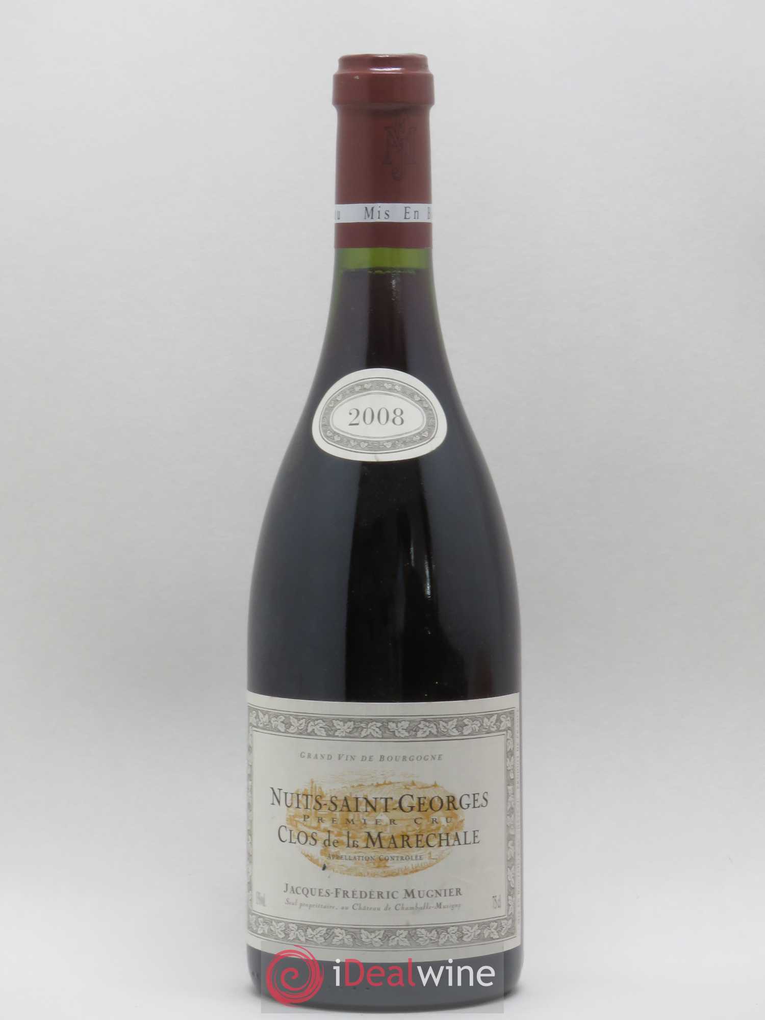 Nuits-Saint-Georges 1er Cru Clos de La Maréchale Jacques-Frédéric Mugnier 2008 - Lot de 1 bouteille - 0