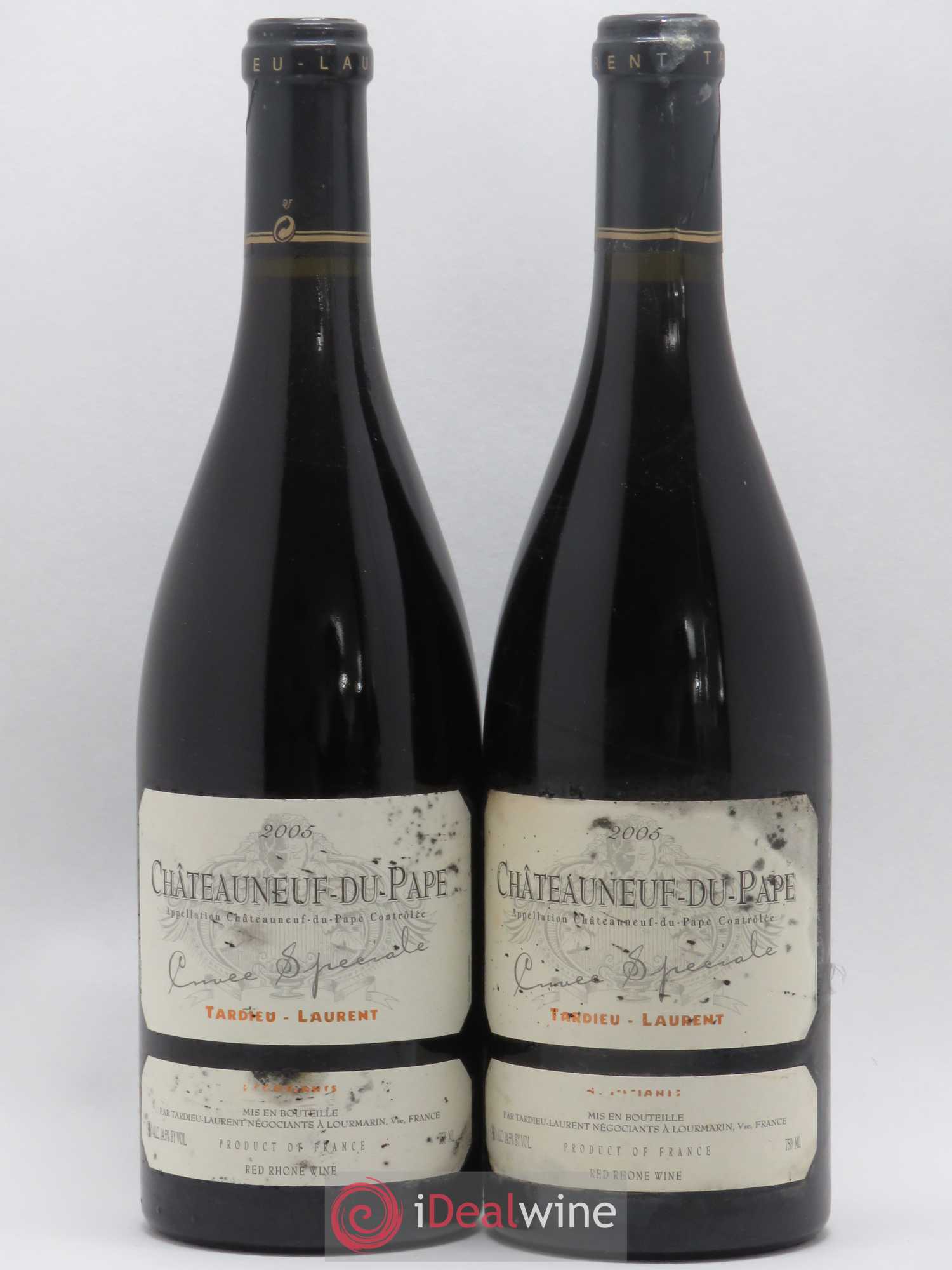 Châteauneuf-du-Pape Tardieu-Laurent Cuvée spéciale Famille Tardieu 2005 - Lot de 2 bouteilles - 0