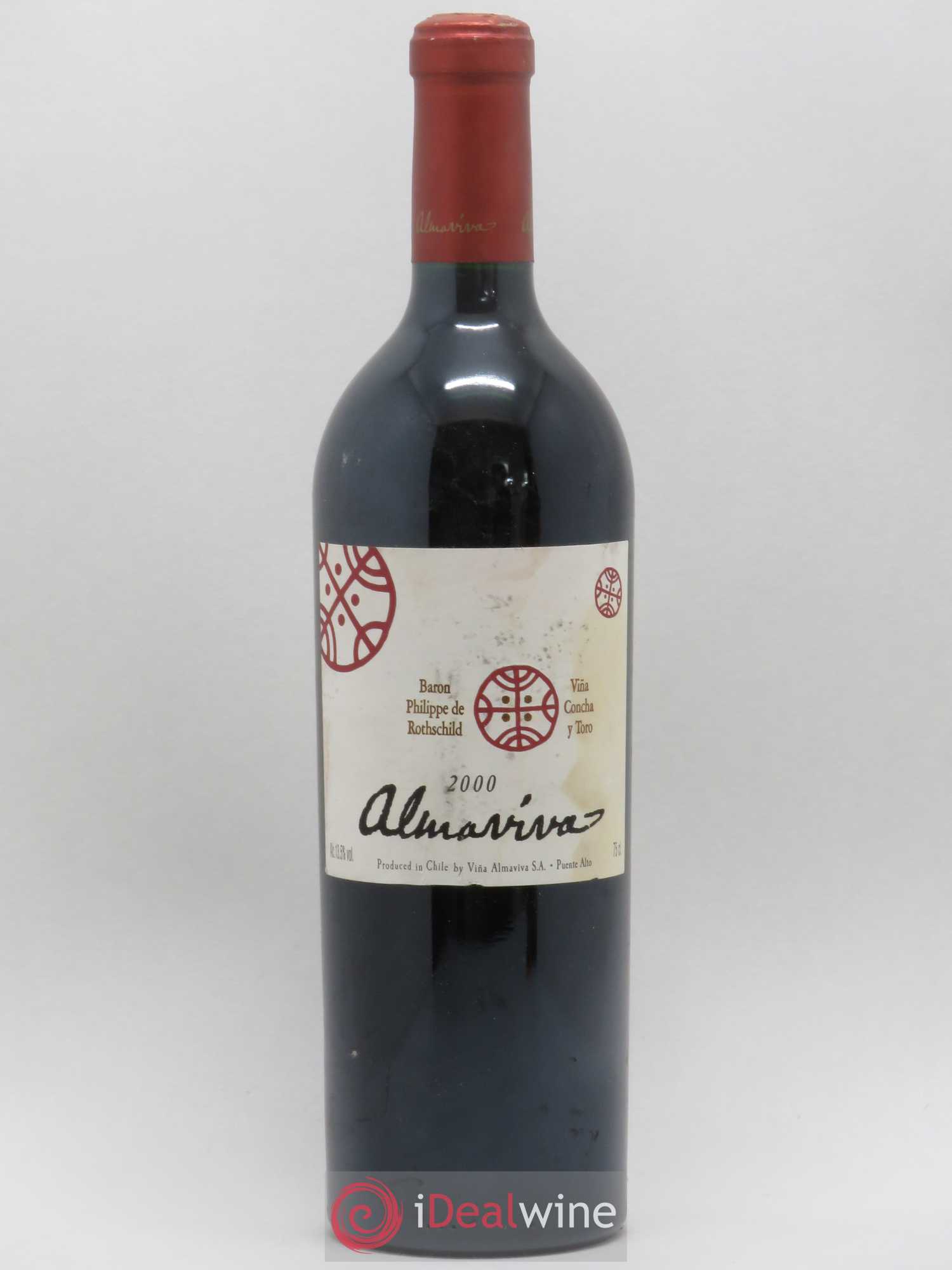 Chili Almaviva Baron P. de Rothschild Concha y Toro 2000 - Lot de 1 bouteille - 0
