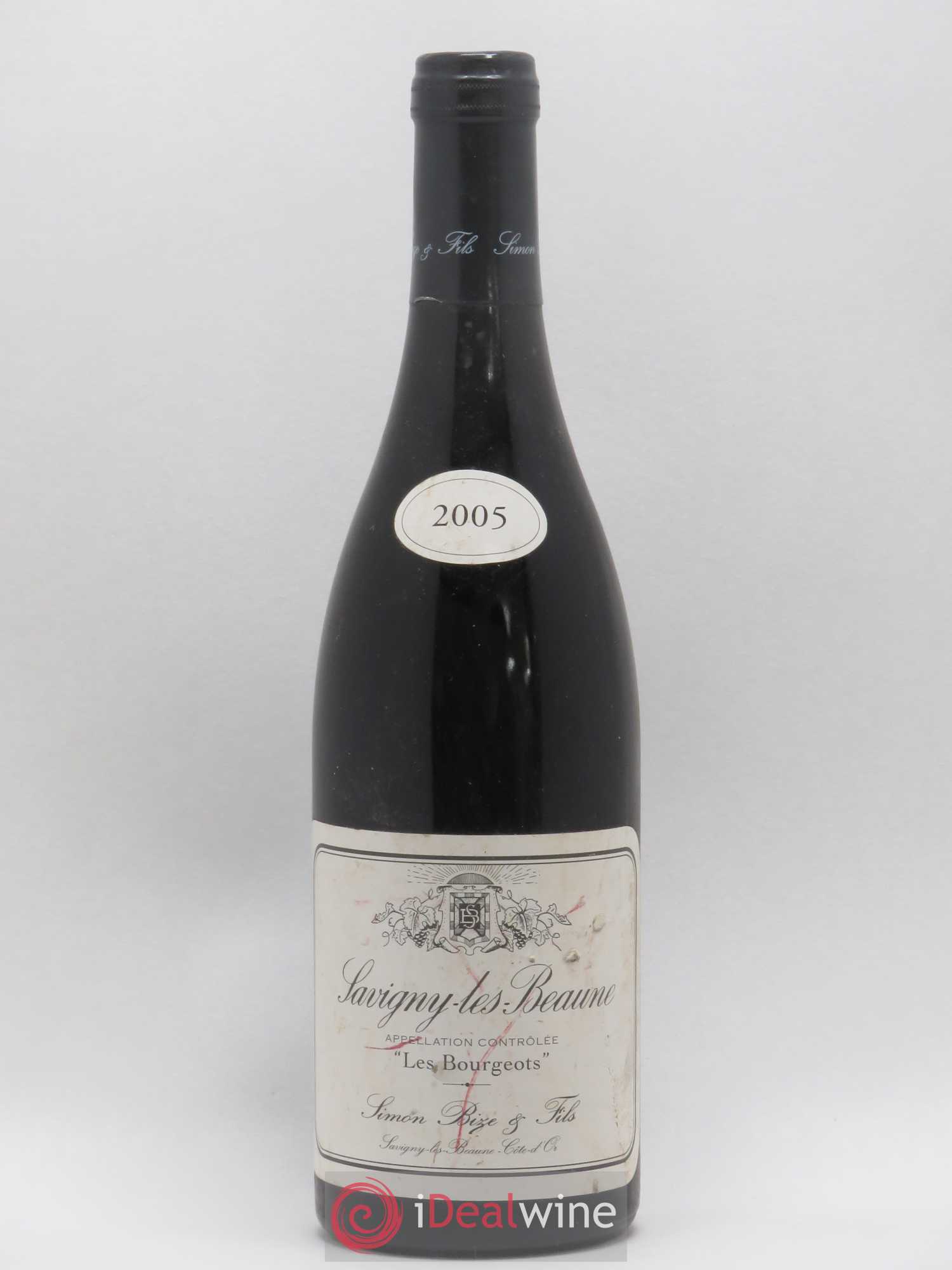 Savigny-lès-Beaune Les Bourgeots Simon Bize & Fils 2005 - Lot de 1 bouteille - 0