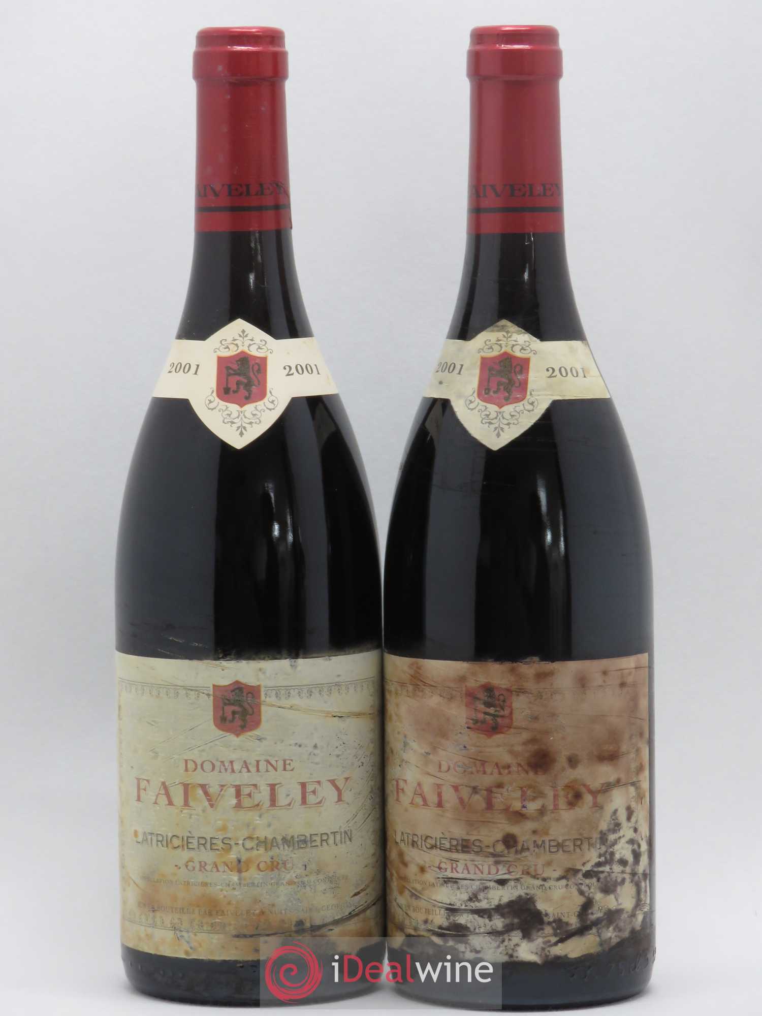 Latricières-Chambertin Grand Cru Faiveley 2001 - Lot de 2 bouteilles - 0