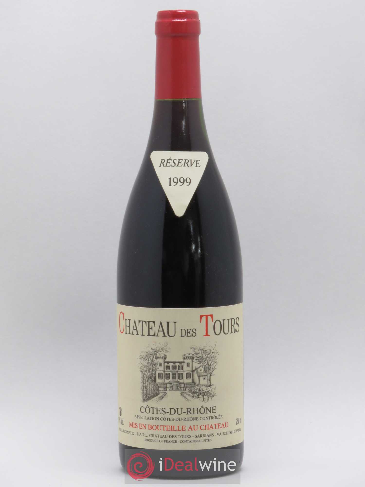 Côtes-du-Rhône Château des Tours Emmanuel Reynaud 1999 - Lot de 1 bouteille - 0