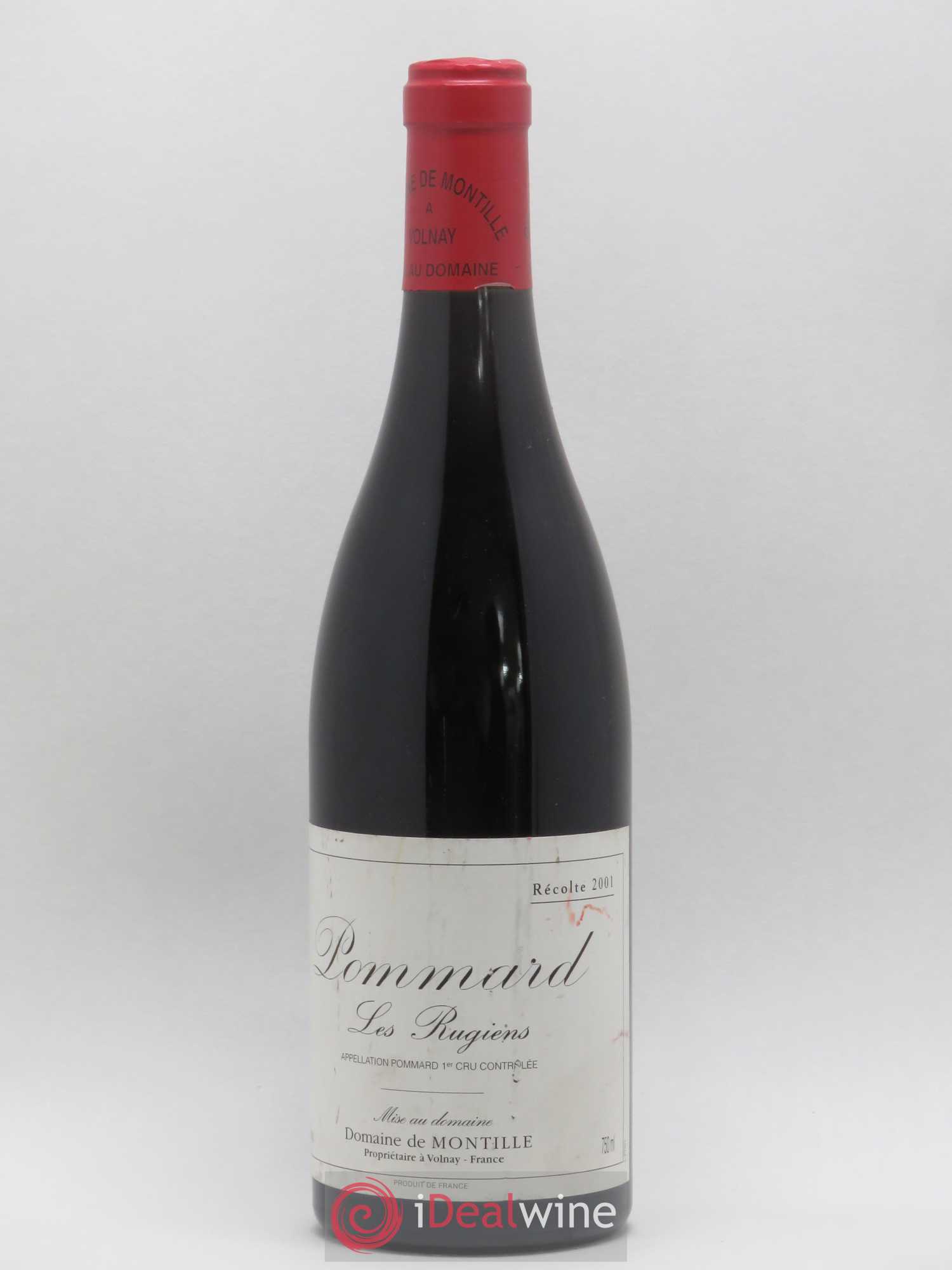 Pommard 1er Cru Les Rugiens De Montille (Domaine) 2001 - Lot de 1 bouteille - 0
