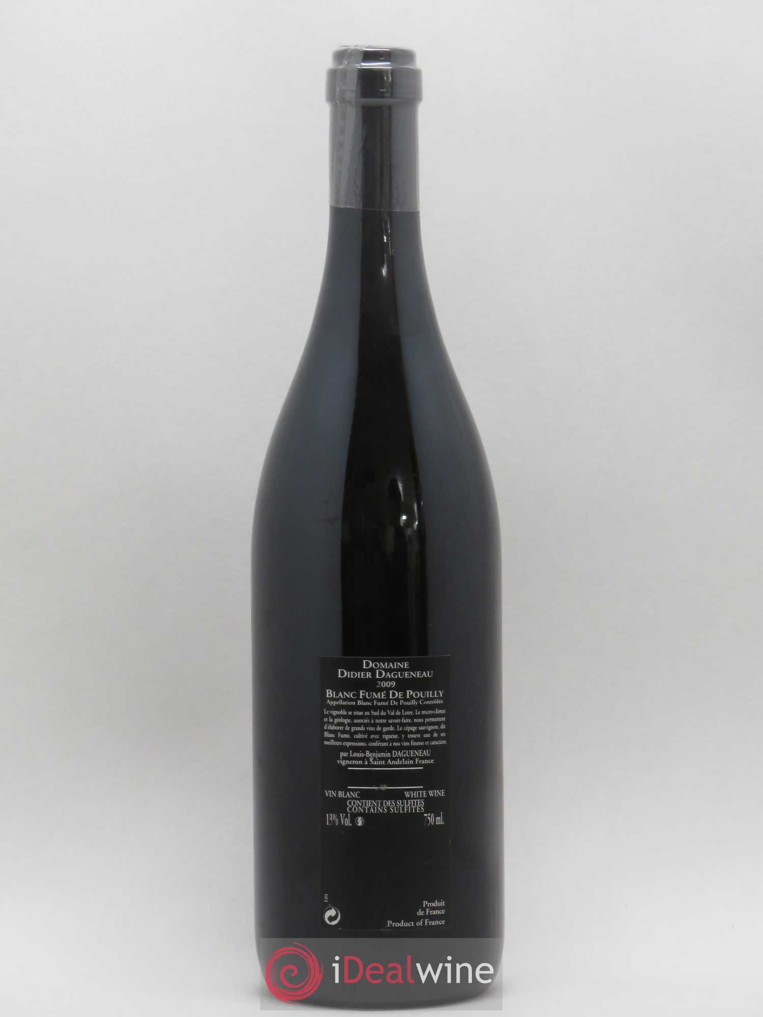 Vin de France (anciennement Pouilly-Fumé) Silex Dagueneau (Domaine Didier - Louis-Benjamin) 2009 - Lot de 1 bouteille - 1