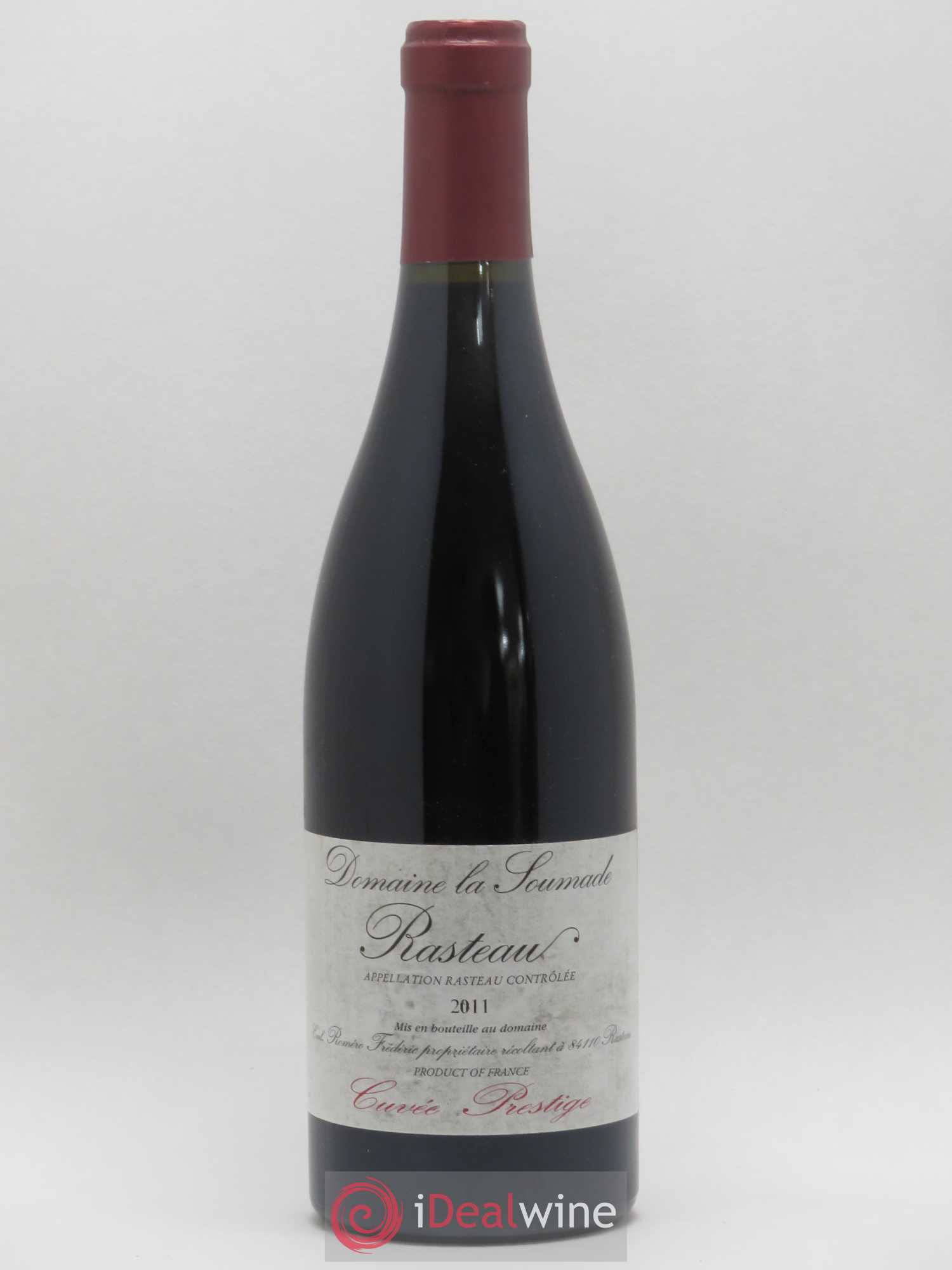 Rasteau Cuvée Prestige La Soumade (Domaine) 2011 - Lot de 1 bouteille - 0