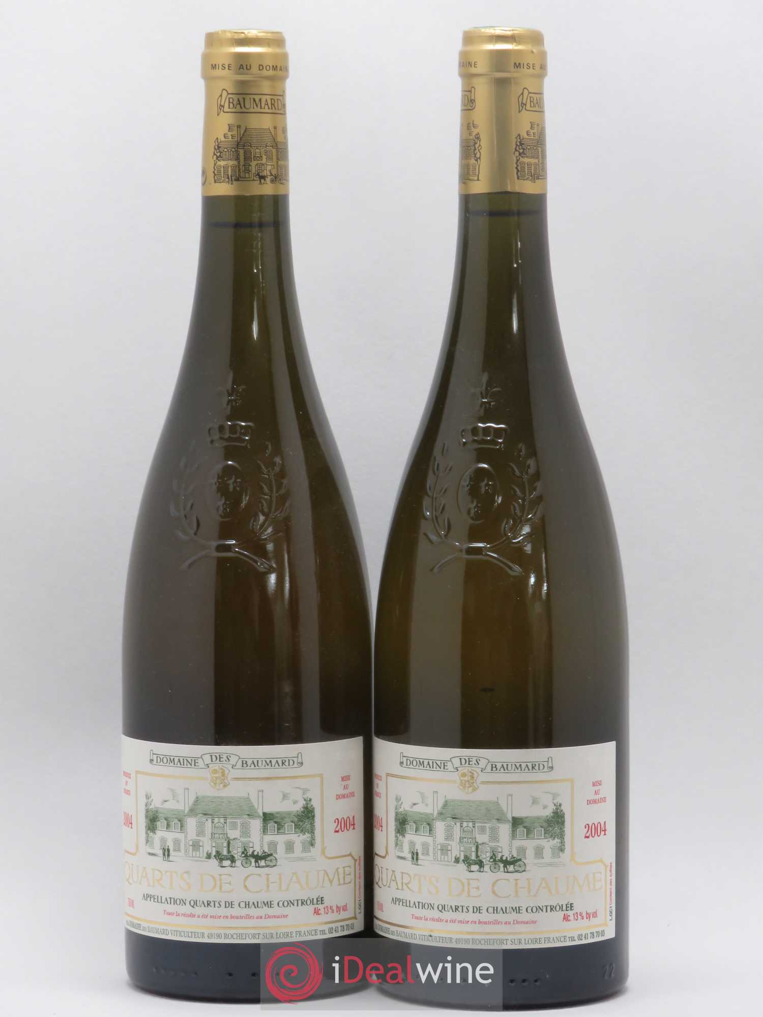 Quarts de Chaume Baumard (Domaine des) 2004 - Lotto di 2 bottiglie - 0