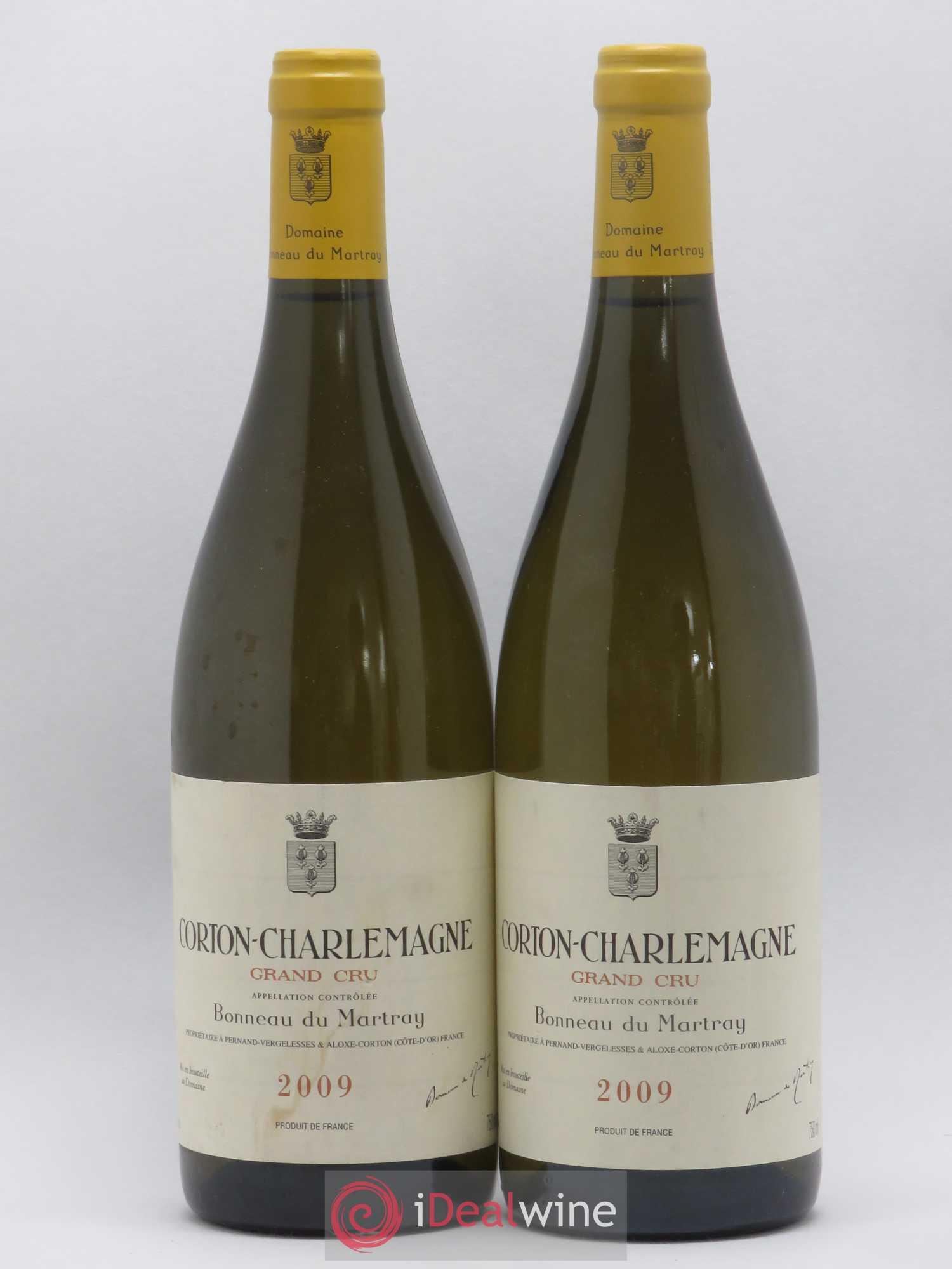 Corton-Charlemagne Grand Cru Bonneau du Martray (Domaine) 2009 - Lot de 2 bouteilles - 0