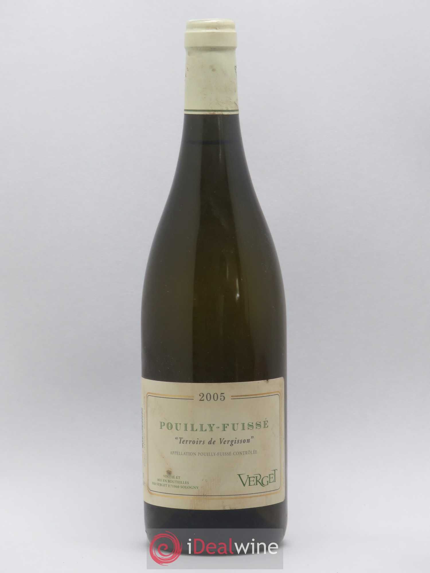 Pouilly-Fuissé Terroirs de Vergisson Verget 2005 - Lot de 1 bouteille - 0